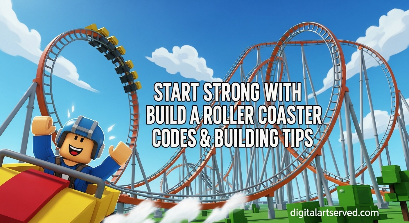Build a Roller Coaster Codes & Starter Tips