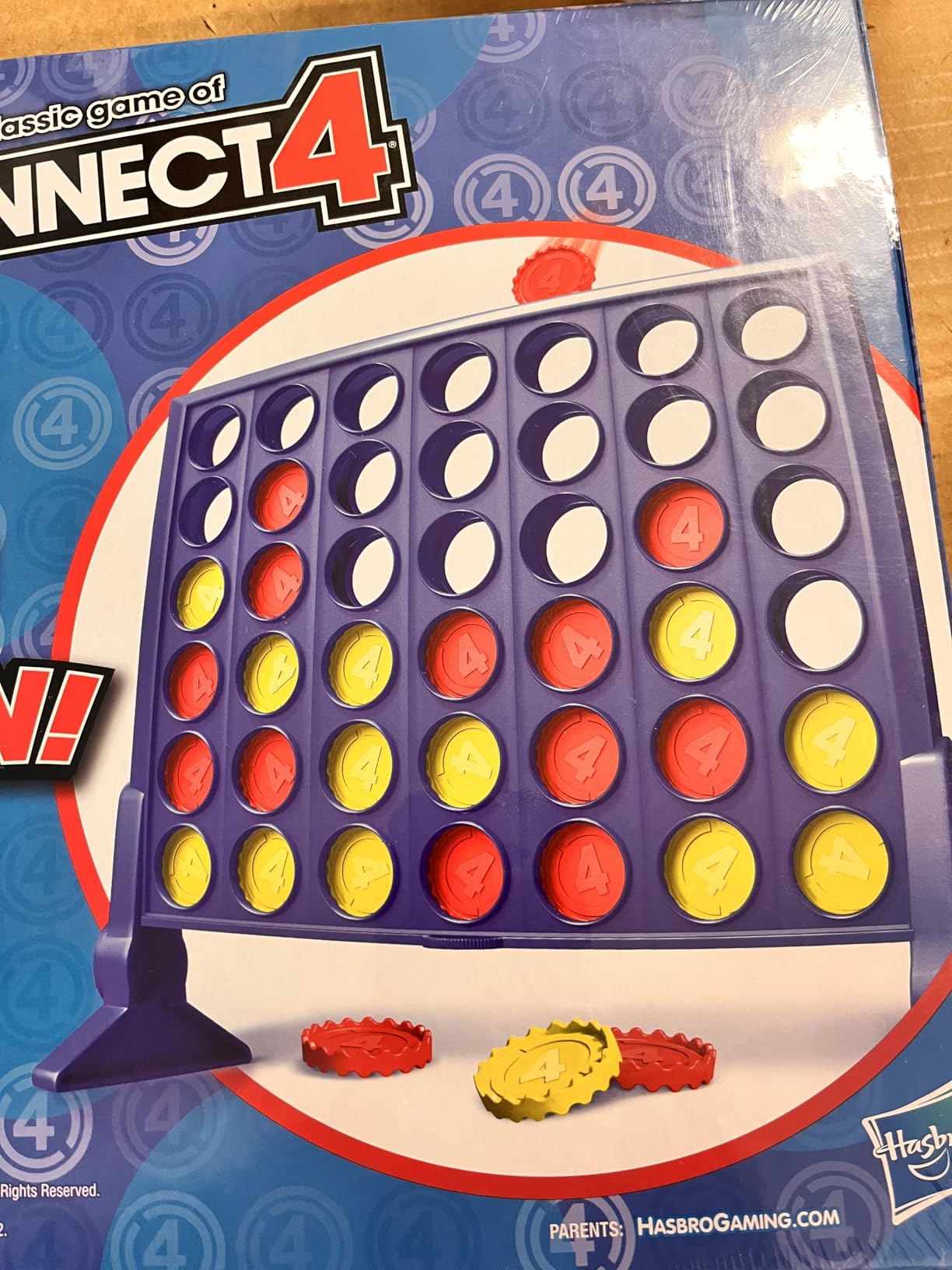 Hasbro Gaming Connect 4 Classic Grid,4 in a Row Game,Strategy Board Games for Kids,2 Player .for Family and Kids,Ages 6 and Up customer photo 2