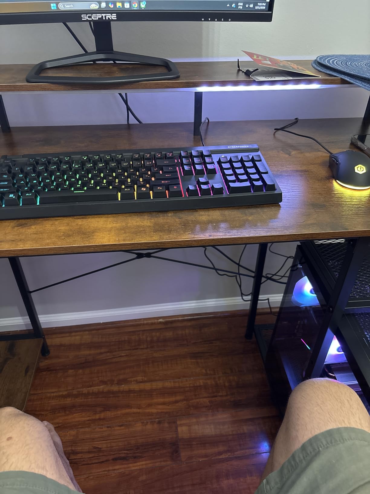 CYBERPOWERPC Gamer Master Gaming PC, AMD Ryzen 5 5500 3.6GHz, Radeon RX 6400 4GB, 16GB DDR4, 500GB PCIe Gen4 SSD, WiFi Ready & Windows 11 Home (GMA3100A) customer photo 2