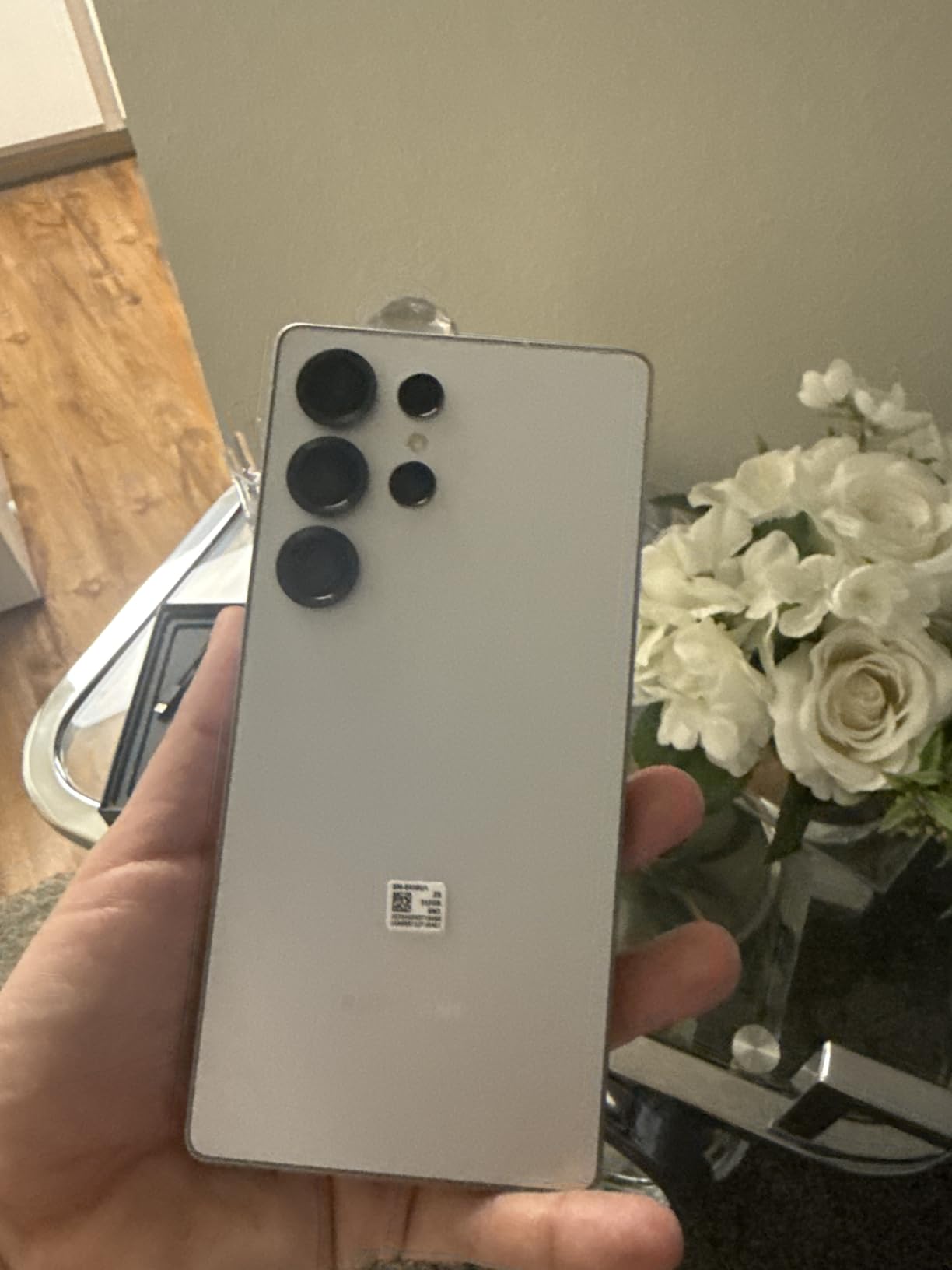 Samsung Galaxy S25 Ultra, 512GB Smartphone, Unlocked Android, AI Night Mode Camera, Snapdragon 8 Elite Fast Processor, 5000mAh Battery, Built-in S Pen, 2025, US 1 Yr Warranty, Titanium Silverblue customer photo 2