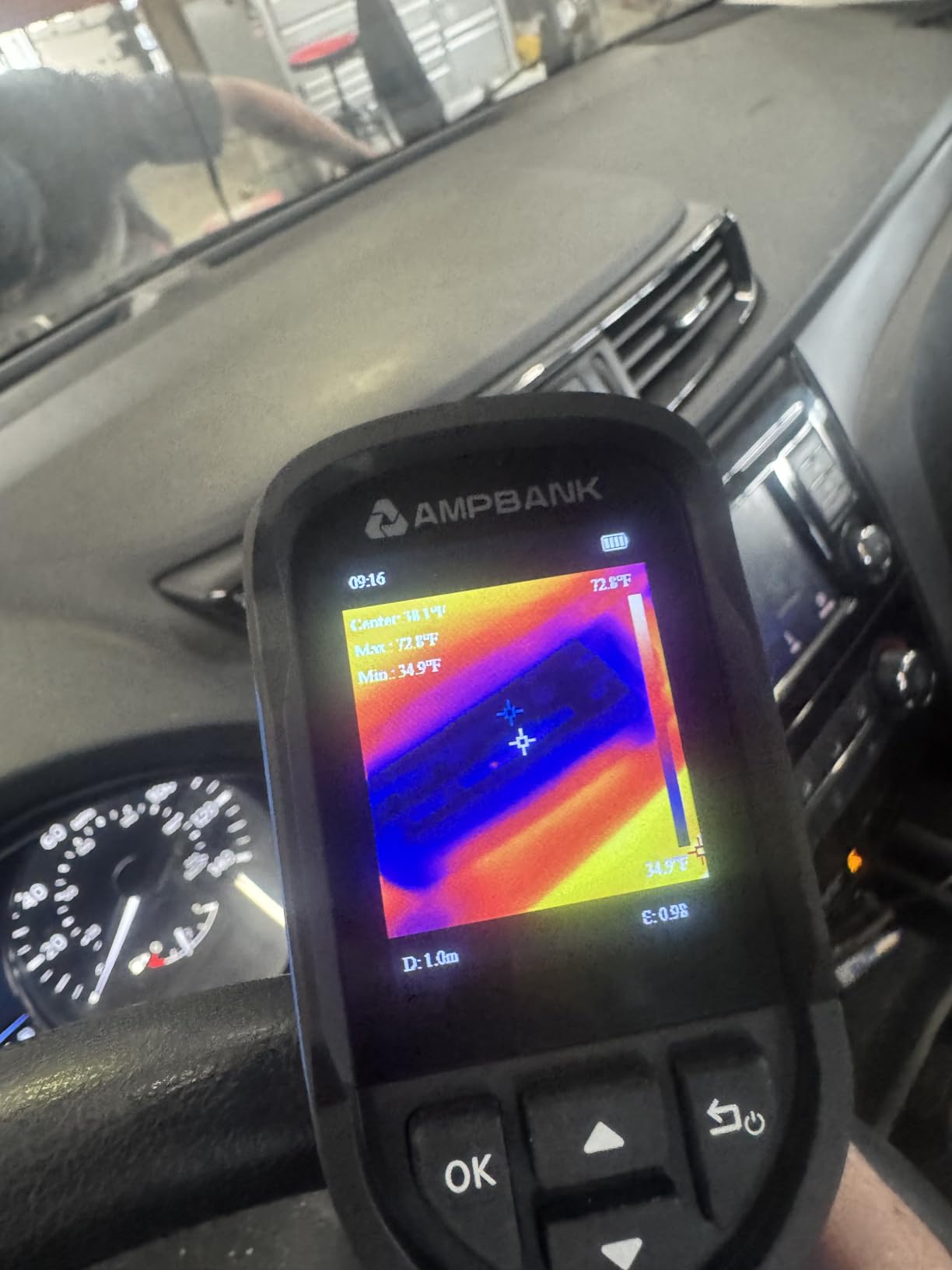 H128 Handheld Thermal Camera, 240 x 240 TISR Resolution, 24h Battery Life Thermal Imaging Camera, 25 Hz Infrared Camera with Temperature Alarm, -4°F~ 842°F Temp Range, IP65 Protection Level customer photo 2