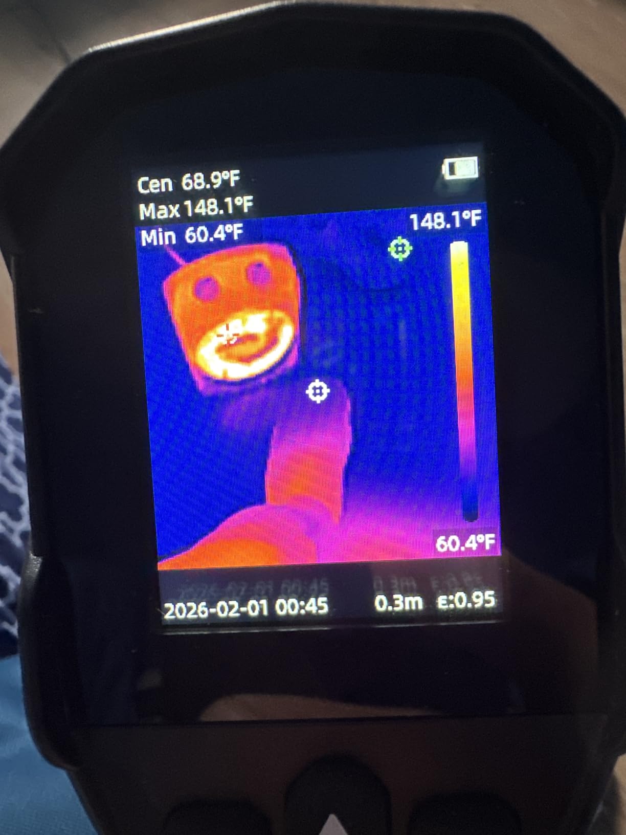 Thermal Camera, 240 x 240 TISR Resolution, -4°F to 1022°F Temp Range, 25Hz Infrared Camera with Temperature Alarm, 50°FOV Handheld Thermal Imaging Camera customer photo 2