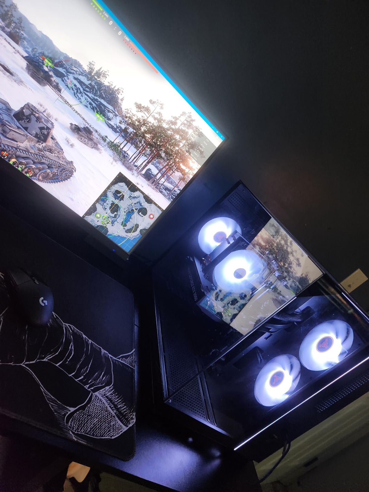 Skytech Gaming Crystal Gaming PC, AMD Ryzen 7 5700 3.7GHz, NVIDIA RTX 5060, 1TB NVMe SSD, 32GB DDR4 RAM 3200, 650W Gold PSU, Wi-Fi, Win 11, Desktop customer photo 2