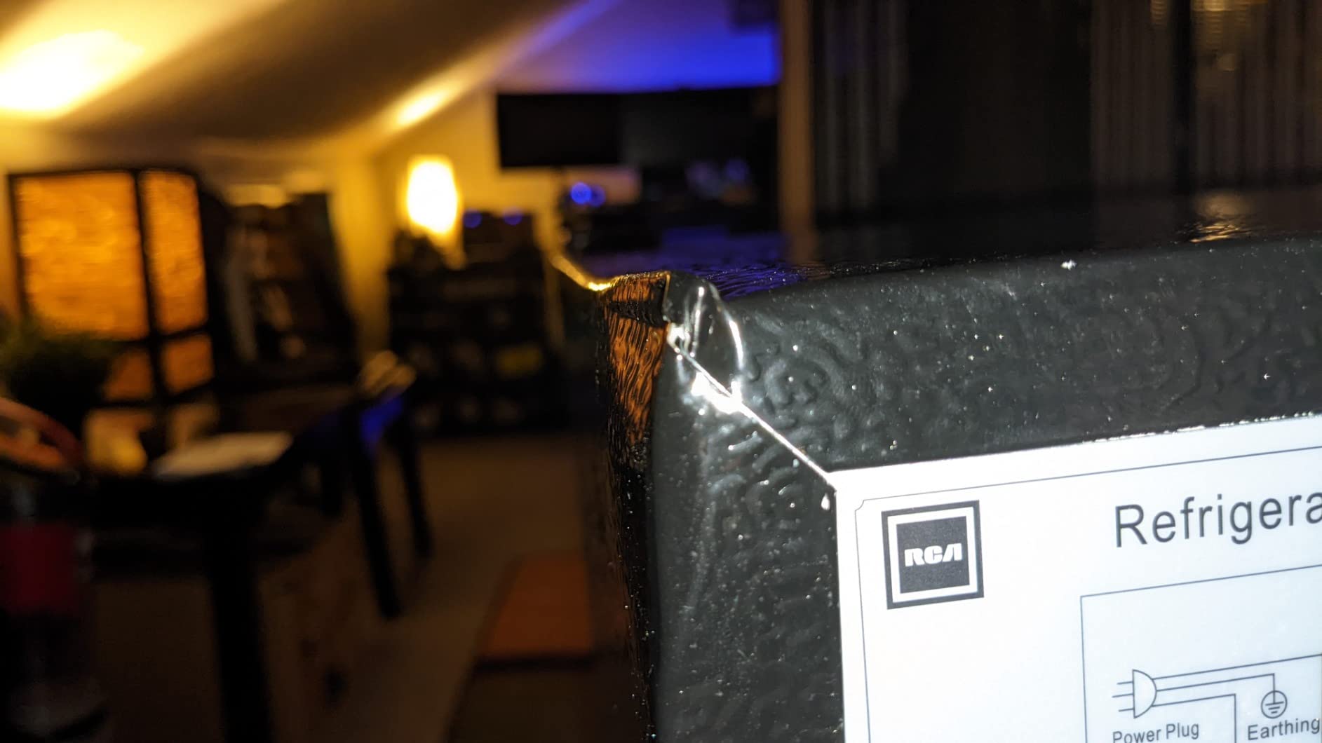 ARCTIC CHEF Mini Refrigerator, Compact Freezer Compartment, Adjustable Thermostat Control, Reversible Door, Ideal Fridge for Dorm, Office, Apartment, Platinum Stainless, 3.2 Cubic Feet customer photo 2