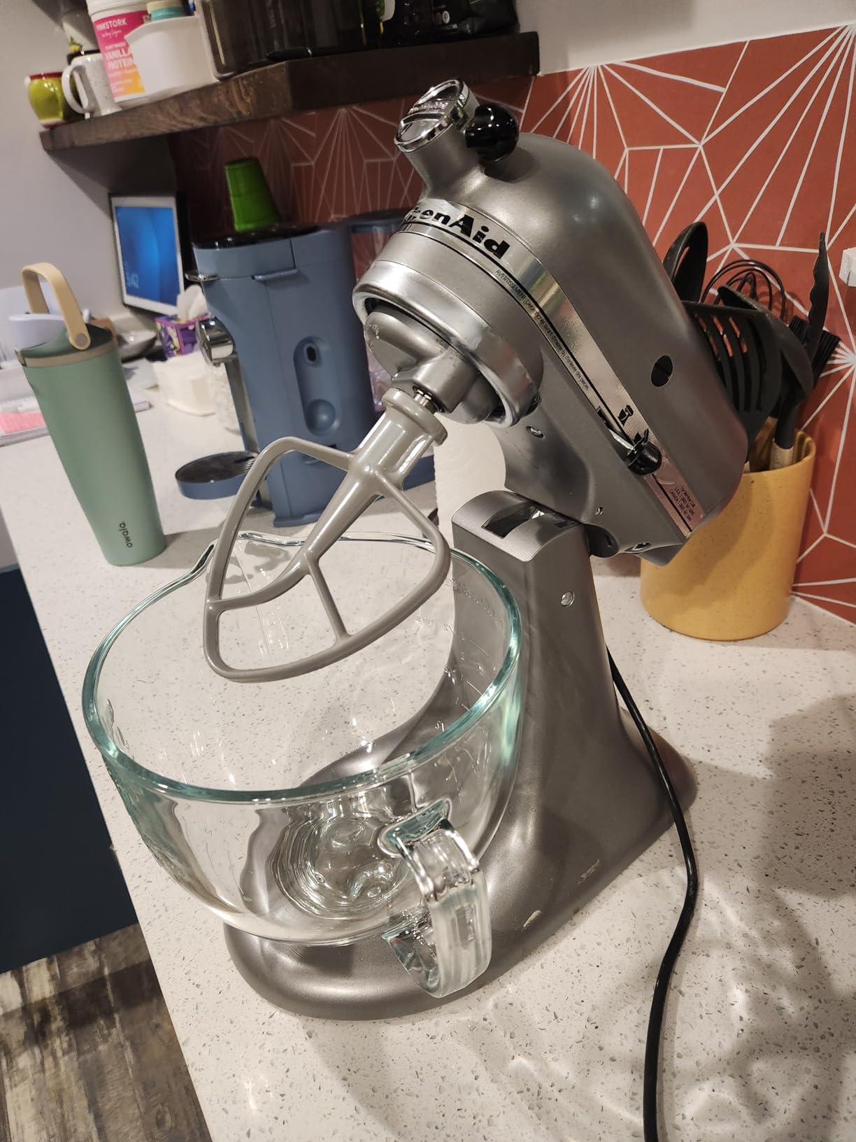 Kitchen Aid Tilt-Head Stand Mixer 4.5 Quart KSM85PBER, Empire Red customer photo 1