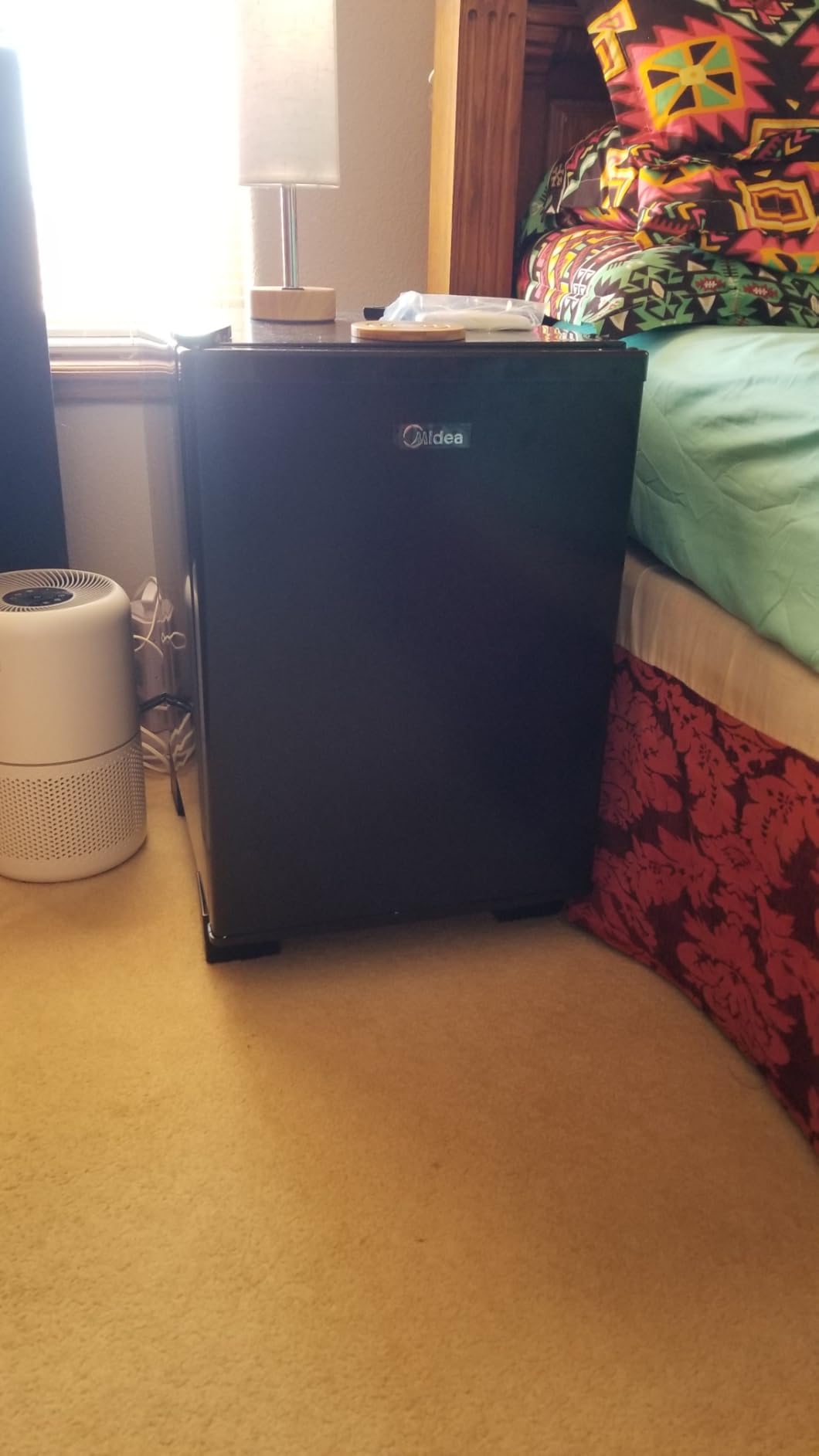 Midea WHS-65LB1 Compact Single Reversible Door Refrigerator, 1.6 Cubic Feet(0.045 Cubic Meter), Black customer photo 1