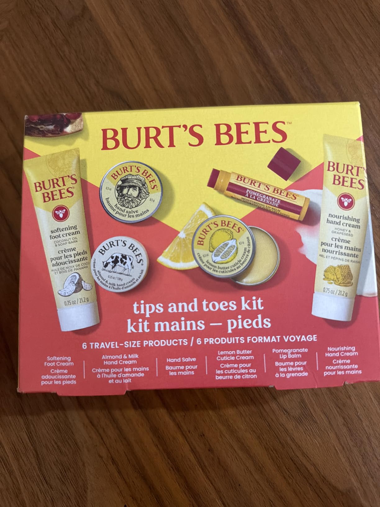 Burt's Bees Gifts Ideas - Classics Set, 6 Products in Giftable Tin - Cuticle Cream, Hand Salve, Lip Balm, Res-Q Ointment, Hand Repair and Foot Cream customer photo 1