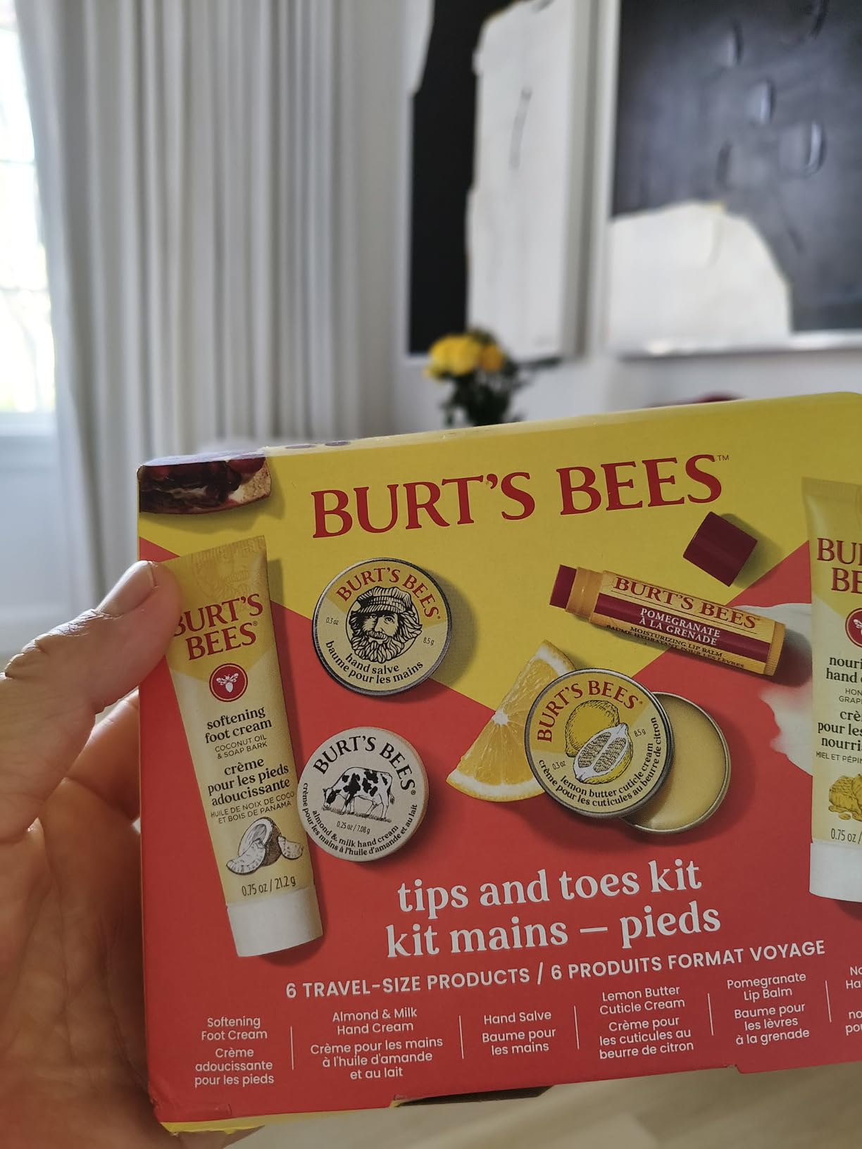 Burt's Bees Gifts Ideas - Classics Set, 6 Products in Giftable Tin - Cuticle Cream, Hand Salve, Lip Balm, Res-Q Ointment, Hand Repair and Foot Cream customer photo 2