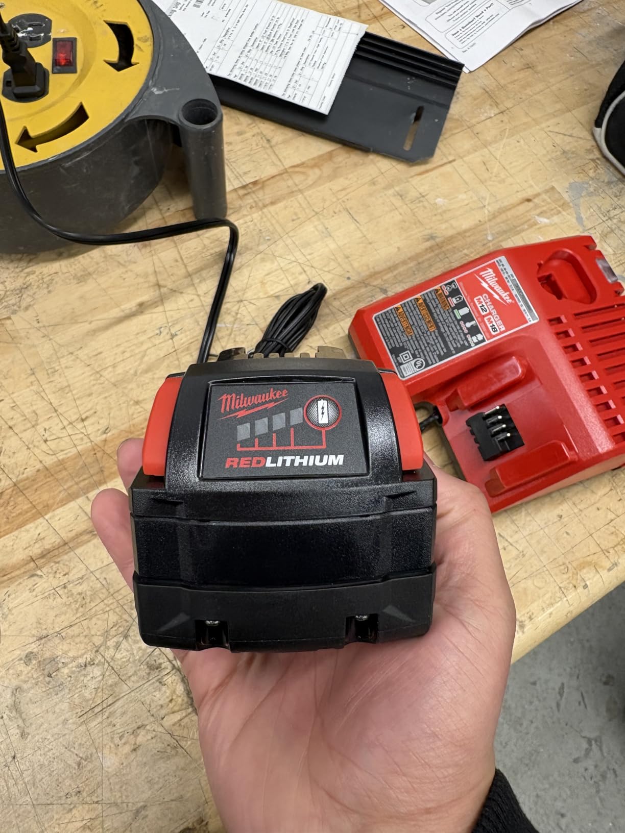 Milwaukee 48-59-1850 M18 RED LITHIUM XC 5.0Ah Batteries (2-Pack) + Multi-Voltage Charger Kit customer photo 1