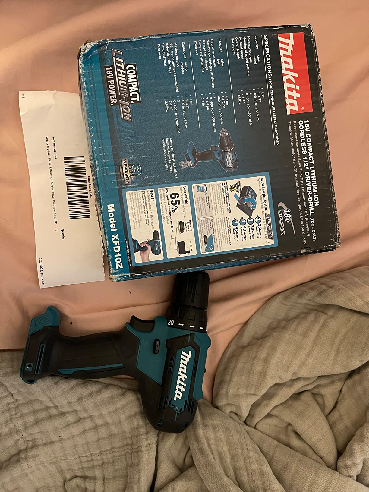 XFD10Z 18V LXT Lithium-Ion Cordless Driver-Drill - Tool Only customer photo 1