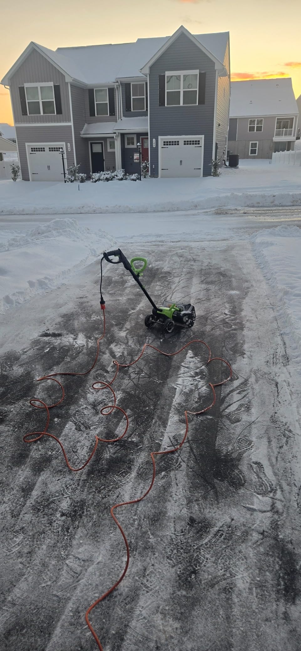 Earthwise SN70016 Electric Corded 12Amp Snow Shovel, 16