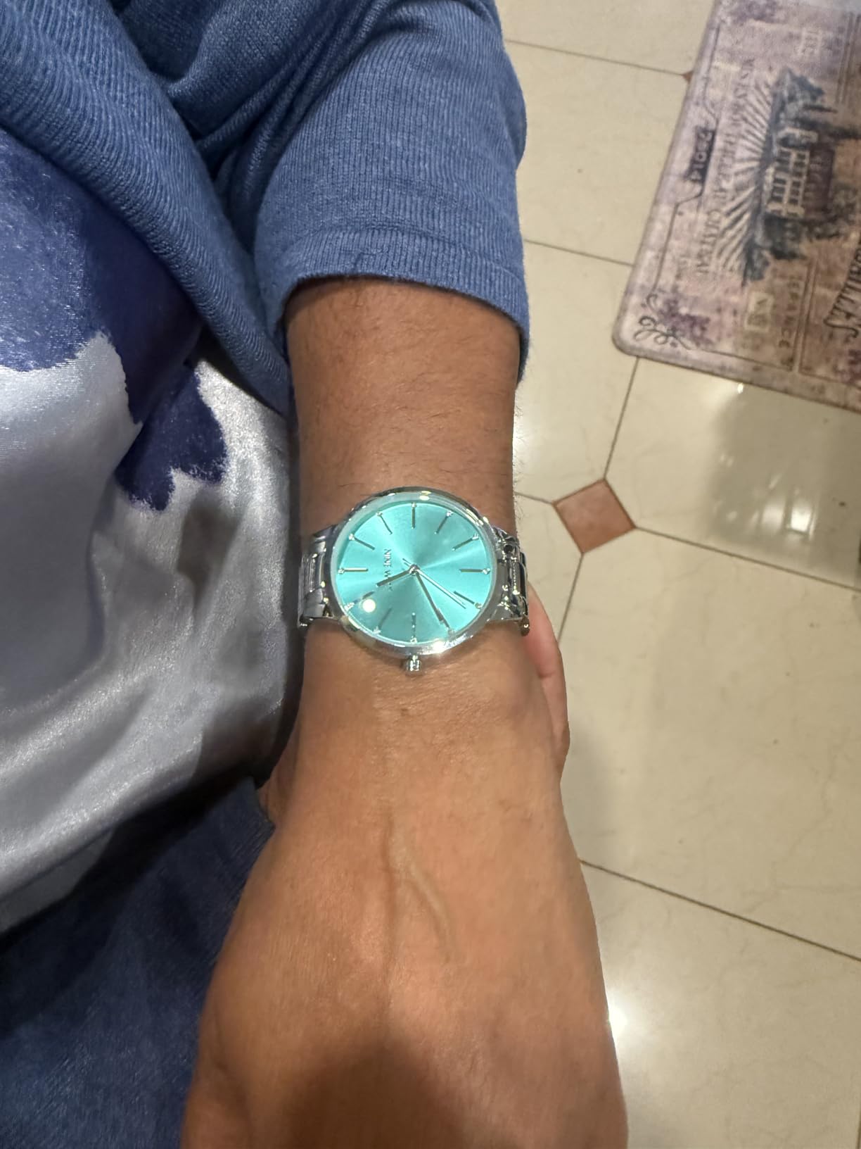 Women's Crystal Accented Bracelet Watch customer photo 1