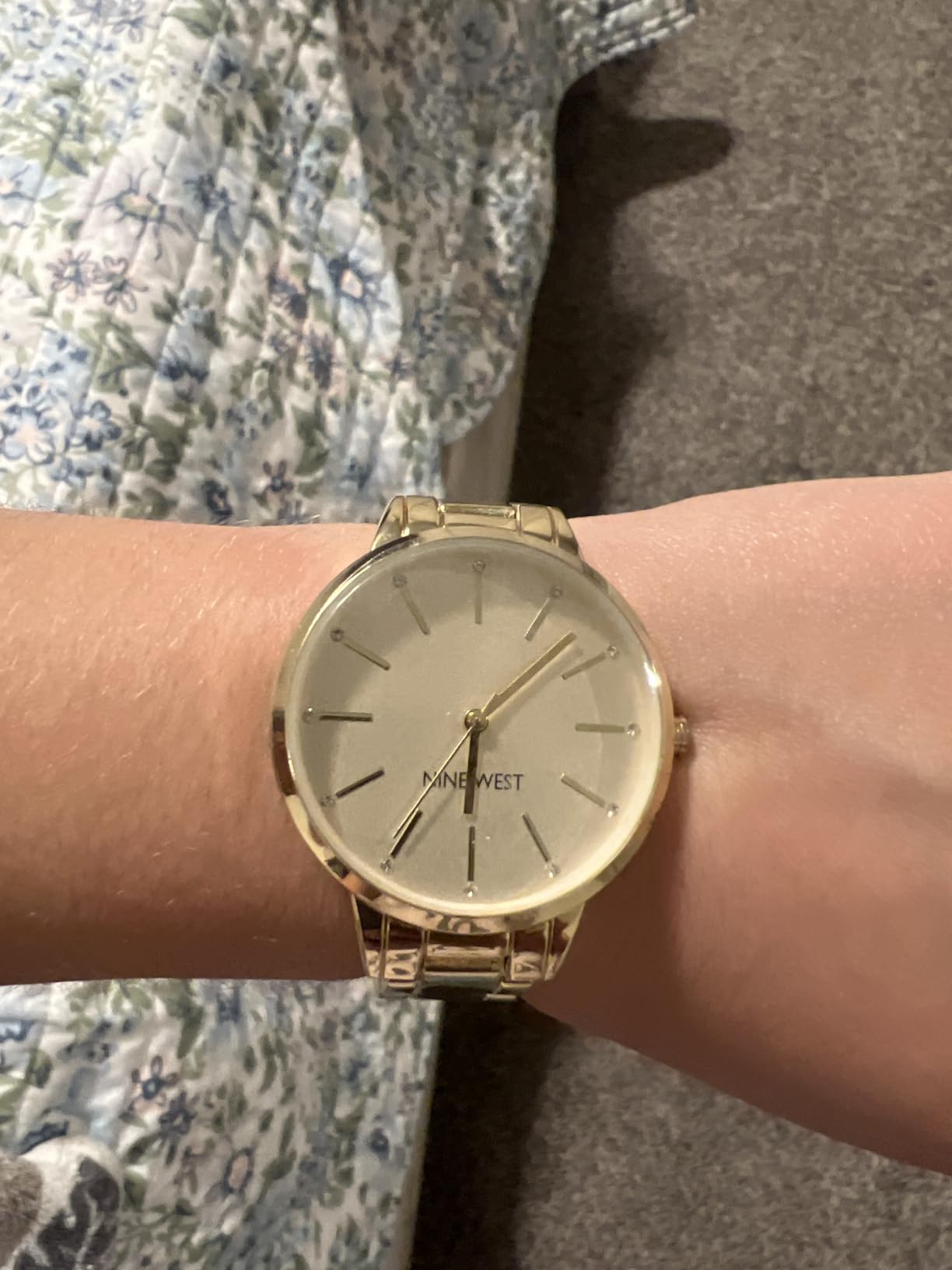 Women's Crystal Accented Bracelet Watch customer photo 2