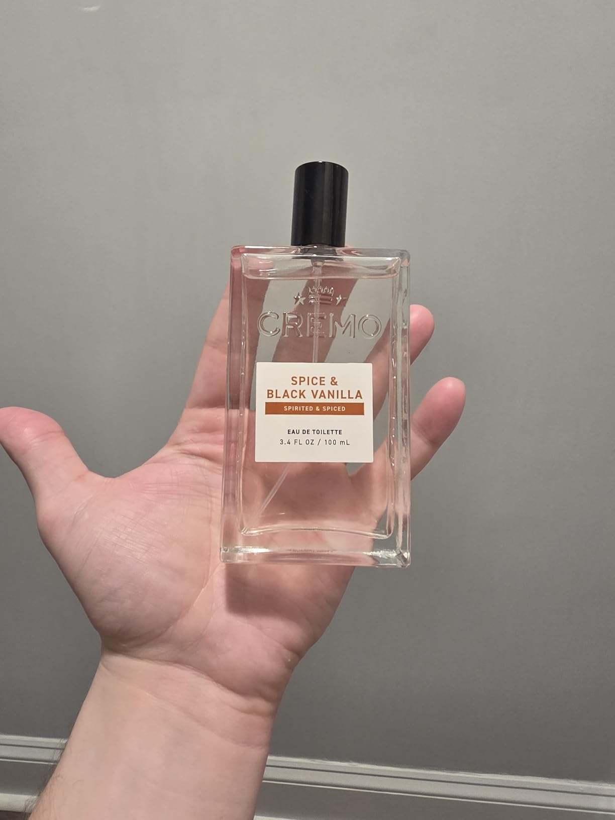 Cremo Cologne For Men - Spice & Black Vanilla Mens Cologne Spray, An Explosion of Vibrant Spices, Dark Woods and Black Vanilla, Multi-Layered Signature Men's Fragrances, 3.4 Fl Oz customer photo 1