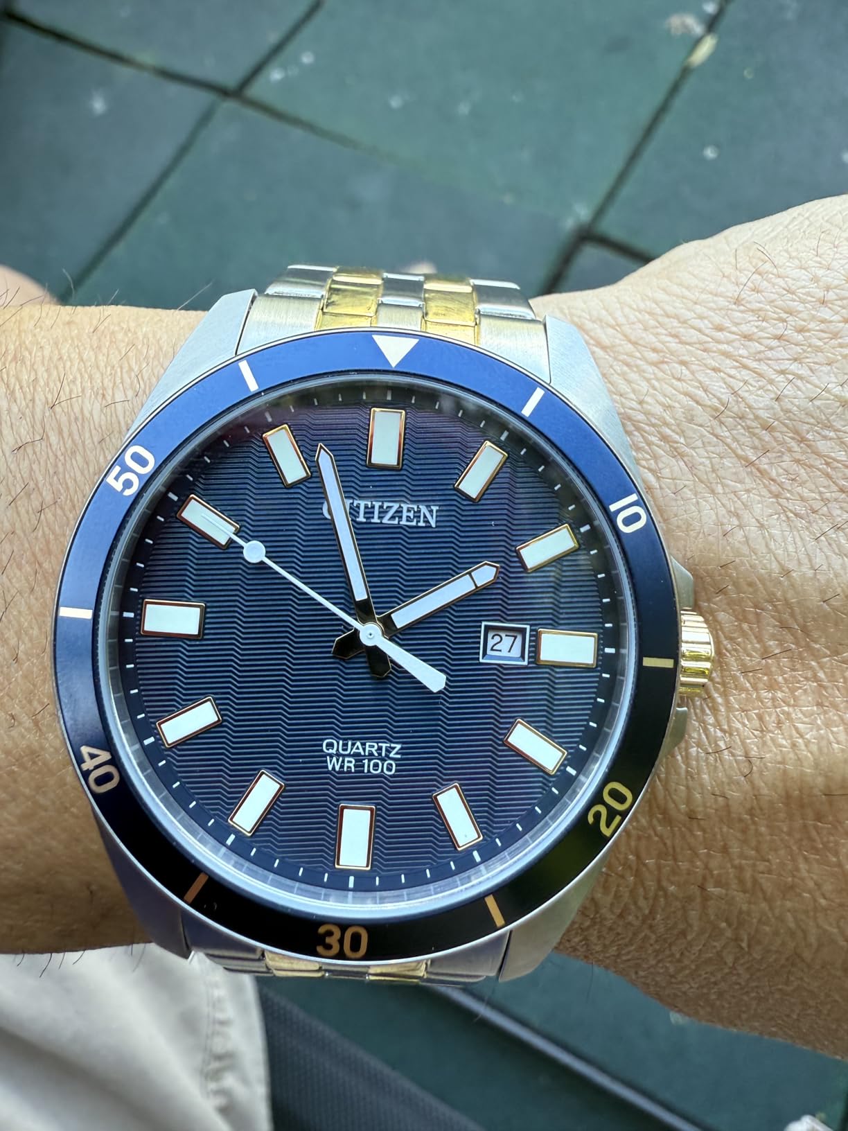 Citizen Quartz Mens Watch, Stainless Steel, Classic customer photo 1