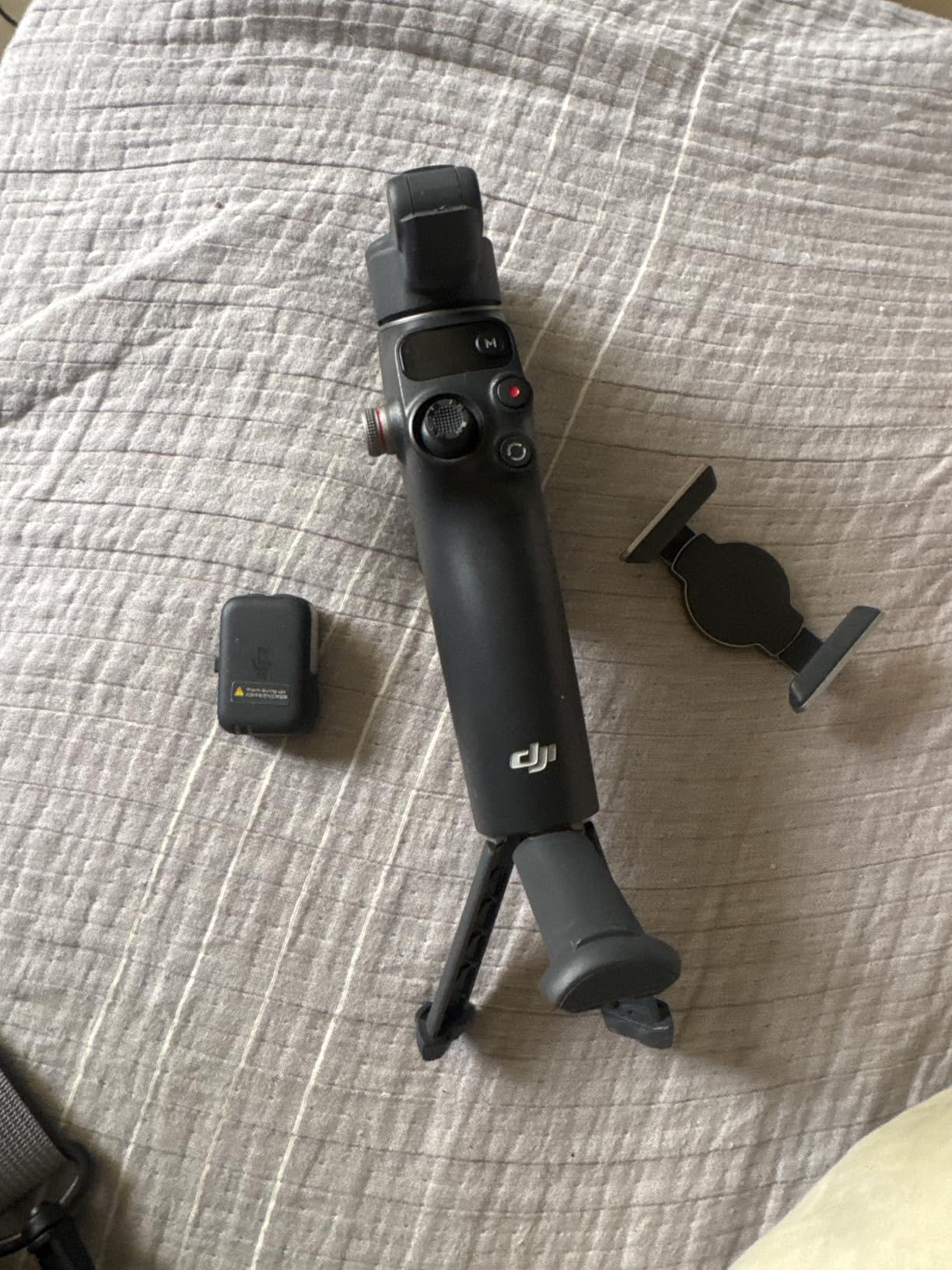 Osmo Mobile 7P Gimbal Stabilizer for iPhone, Android, Native Tracking, Lighting, 3-Axis Phone Gimbal, Quick Launch, One-Tap Edit, Built-in Extension Rod & Tripod, 10hrs Use, Phone Charging customer photo 1