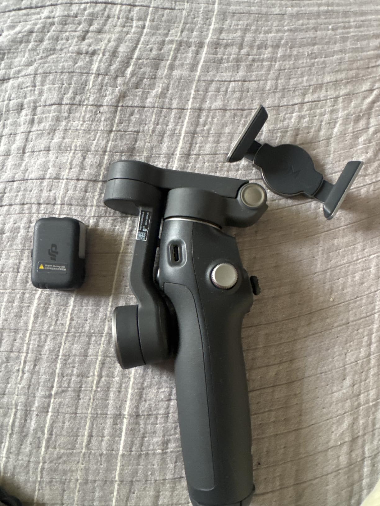 Osmo Mobile 7P Gimbal Stabilizer for iPhone, Android, Native Tracking, Lighting, 3-Axis Phone Gimbal, Quick Launch, One-Tap Edit, Built-in Extension Rod & Tripod, 10hrs Use, Phone Charging customer photo 2