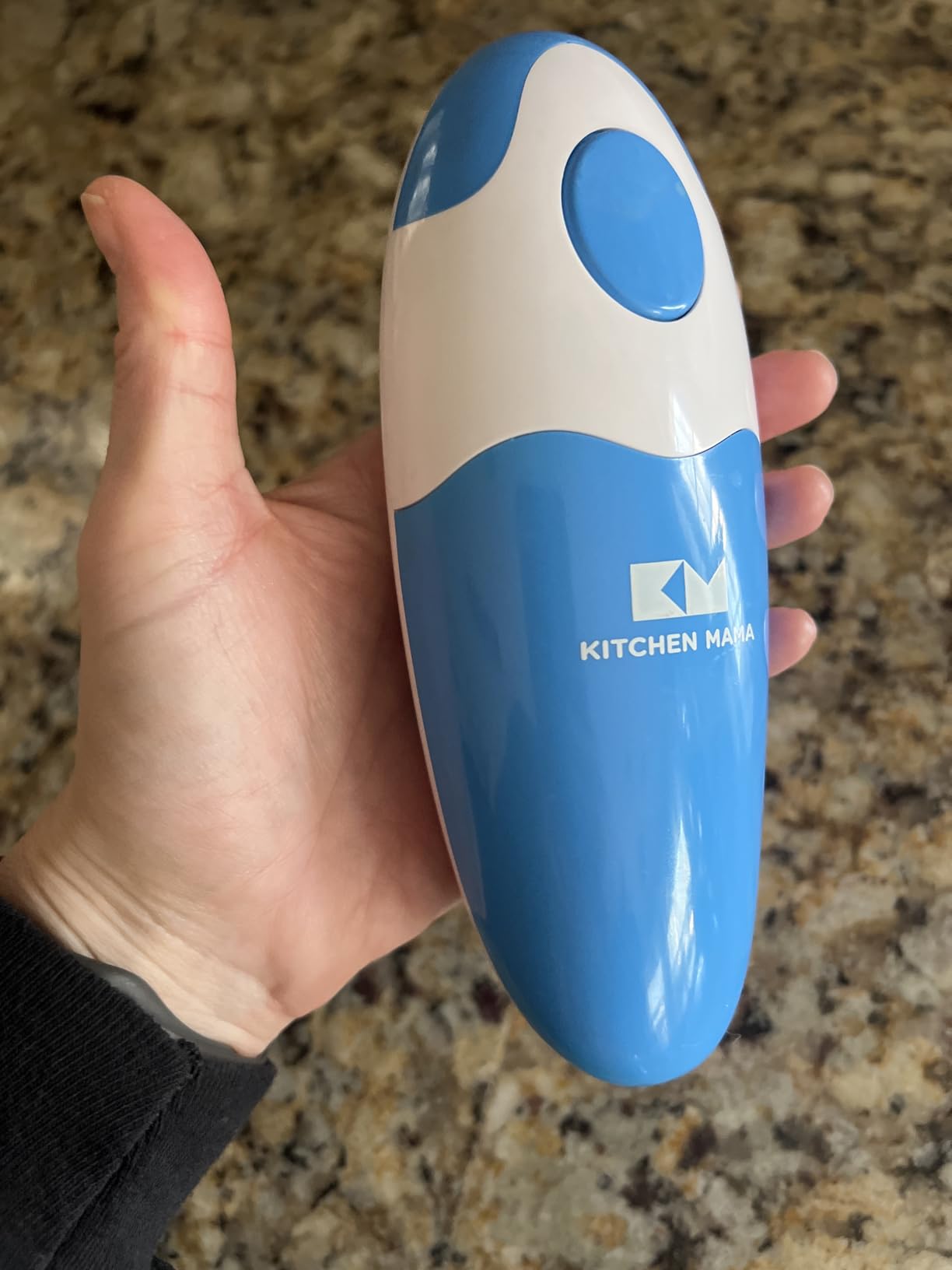 Kitchen Mama Auto Electric Can Opener: Open Your Cans with A Simple Press of Button - Automatic, Hands Free, Smooth Edge, Battery Operated customer photo 2