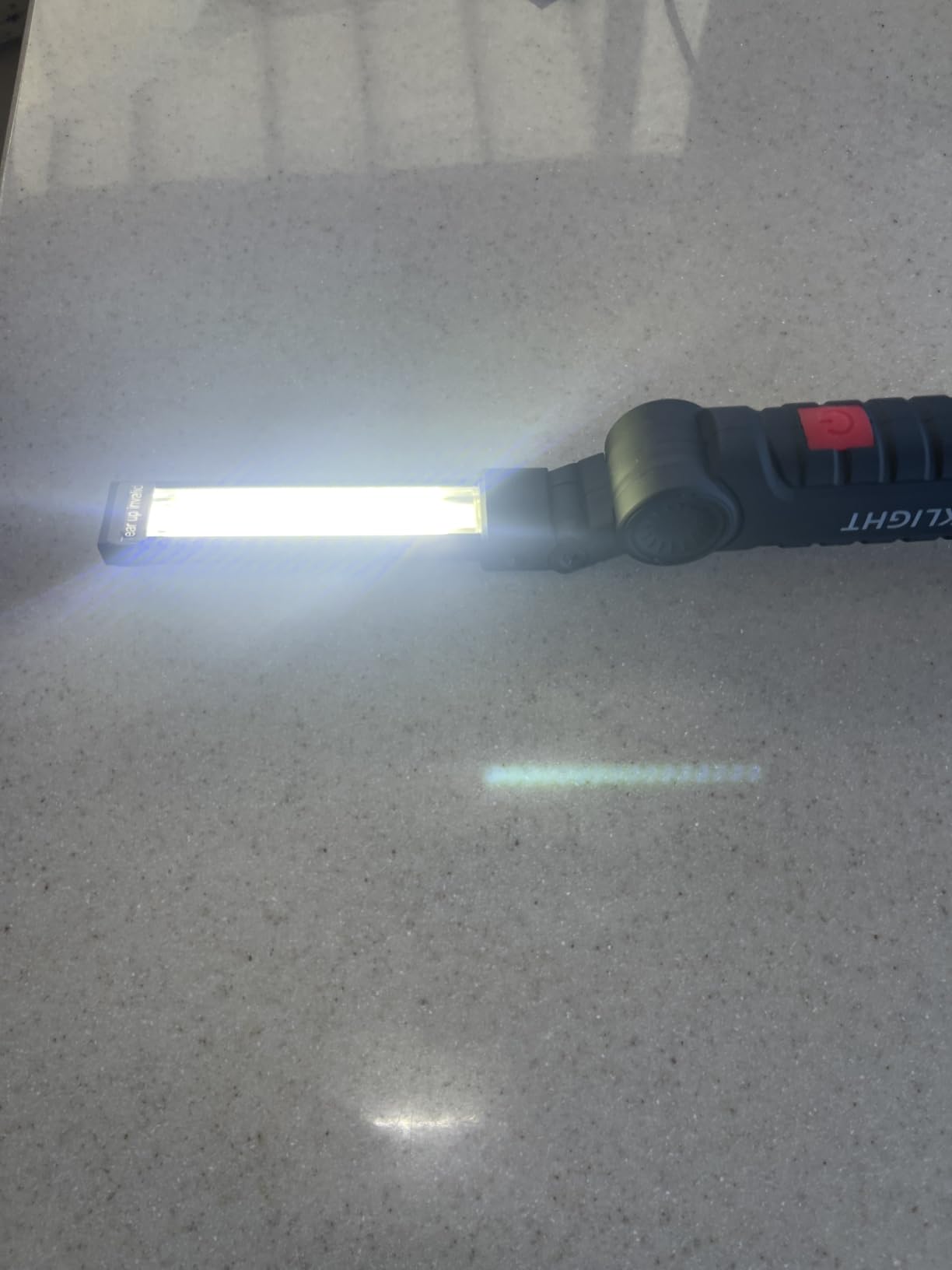 Coquimbo Tool Gifts for Men Him Dad Husband, Rechargeable LED Work Light BBQ Grill with Magnetic Base Hook, 360° Rotate Mechanic Flashlight Mens Birthday Gifts (2 Pack Black) customer photo 1