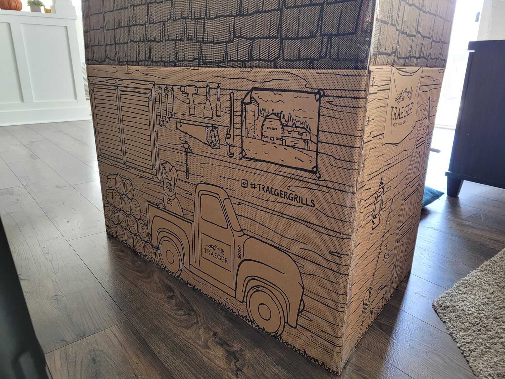 Traeger Grills Pro 22 Wood Pellet Grill & Smoker, Electric Pellet Smoker Grill Combo, 6-in-1 BBQ Versatility, 572 sq. in. Grilling Capacity, Meat Probe, 450 Degree Max Temperature, 18LB Hopper, Bronze customer photo 1