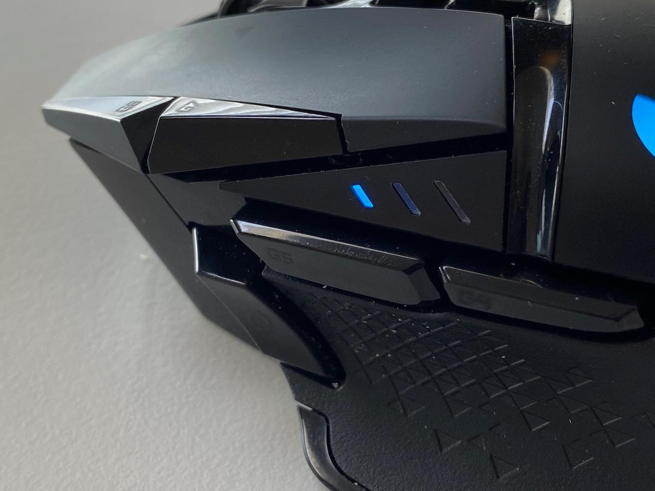 Logitech G502 Lightspeed Wireless Gaming Mouse with Hero 25K Sensor, PowerPlay Compatible, Tunable Weights and Lightsync RGB - Black customer photo 2