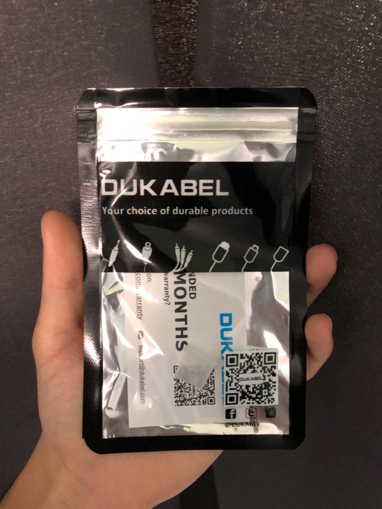 DUKABEL USB Headphone Adapter, External Sound Card with TRRS 4 Pole Jack, Mic-Supported USB to 3.5mm Audio Apdater for PC PS4 PS5 and More [9.8 inch] customer photo 2