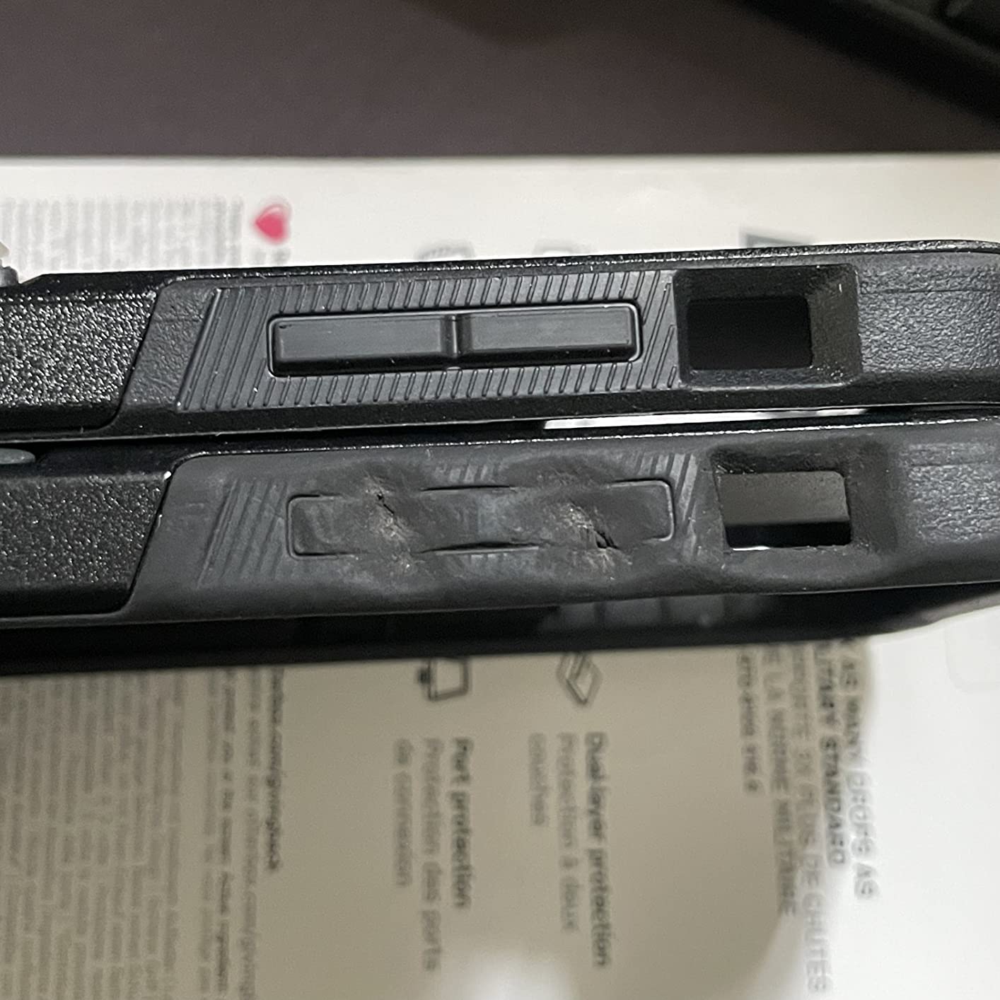 OtterBox iPhone 12 & iPhone 12 Pro Commuter Series Case - Black, Slim & Tough, Pocket-Friendly, with Port Protection customer photo 2