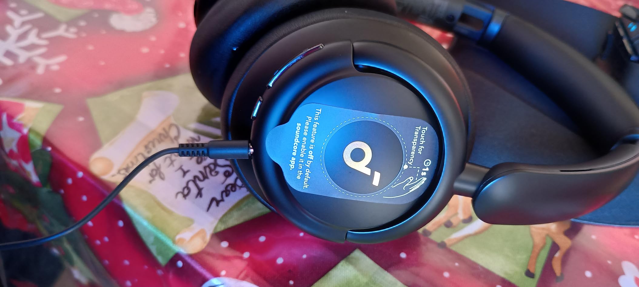 Soundcore by Anker Q30 Hybrid Active Noise Cancelling Headphones, Black | Over-Ear, Bluetooth, Multiple Modes, Hi-Res, Custom EQ via App, 50H ANC Playtime, Comfortable Fit, Multipoint Connection customer photo 1