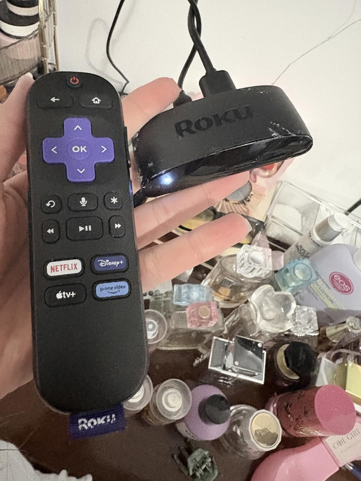 Express 4K+ | Roku Streaming Device 4K/HDR with Voice Remote, Free & Live TV customer photo 1