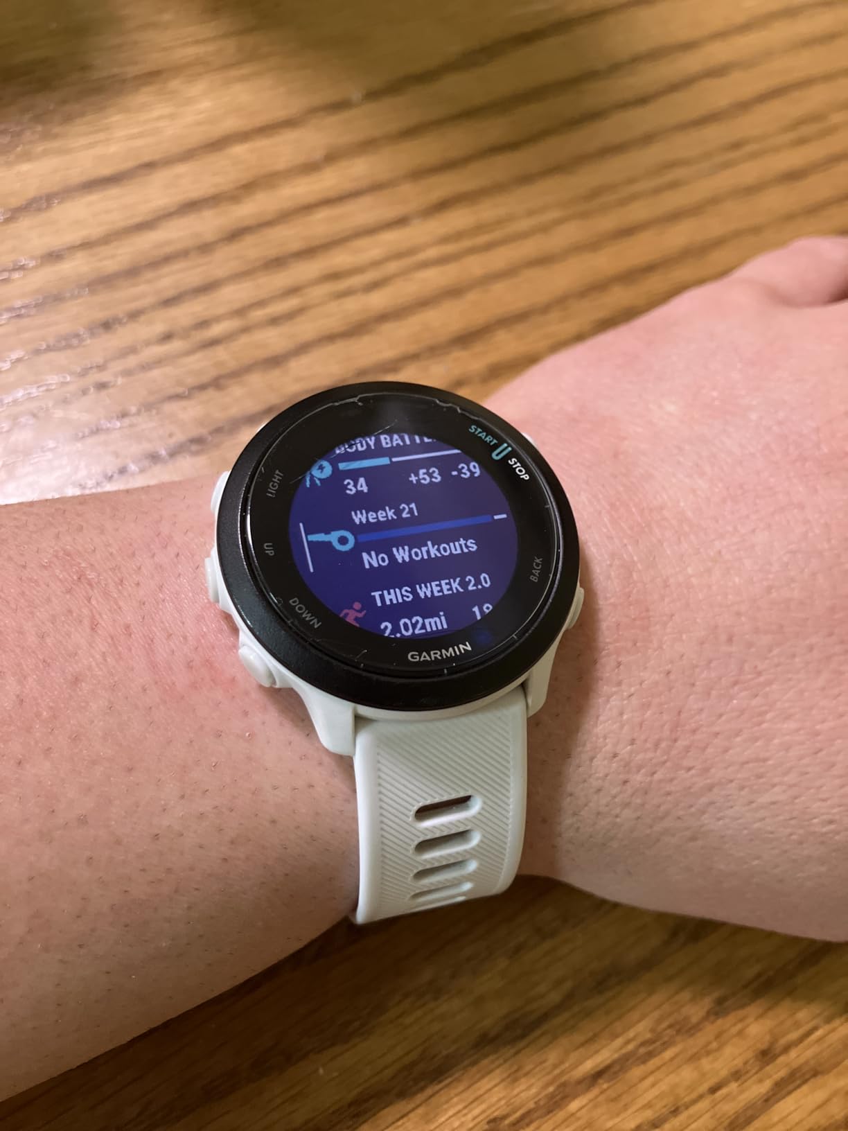 Forerunner 55, GPS Running Watch with Daily Suggested Workouts, Up to 2 Weeks of Battery Life, Black customer photo 1