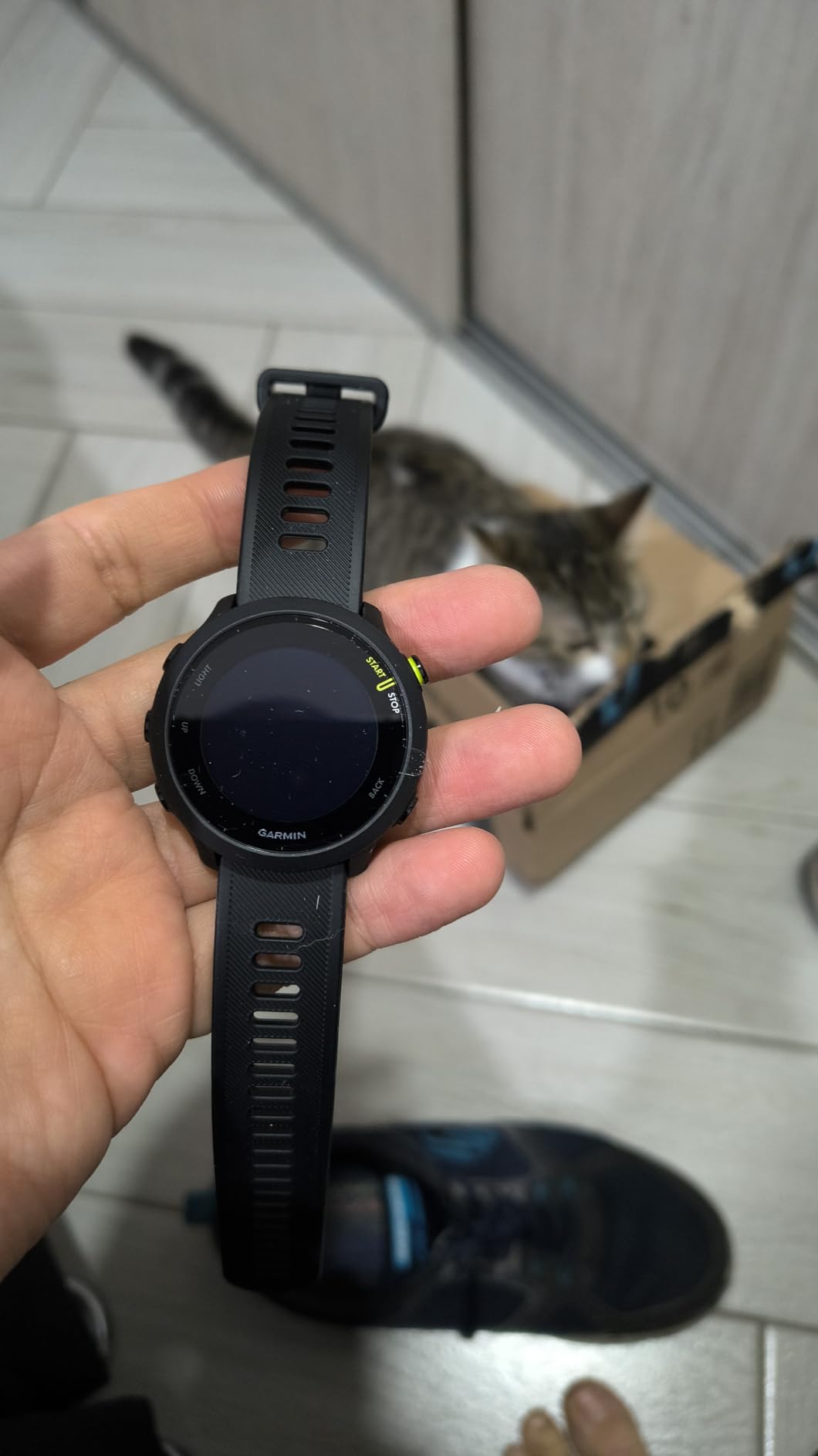 Forerunner 55, GPS Running Watch with Daily Suggested Workouts, Up to 2 Weeks of Battery Life, Black customer photo 2