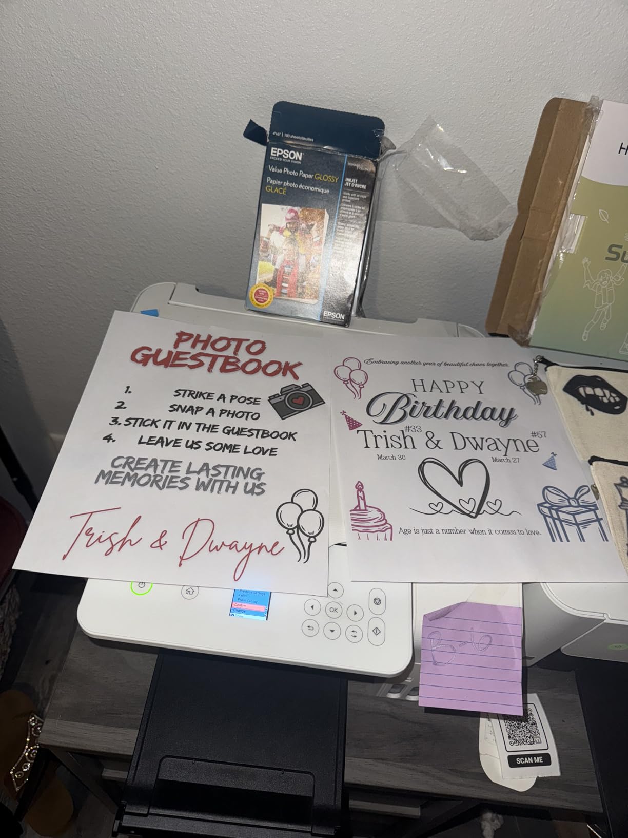 Epson EcoTank ET-2800 Wireless Color All-in-One Cartridge-Free Supertank with Scan and Copy, The Ideal Basic Home Printer - Black customer photo 1