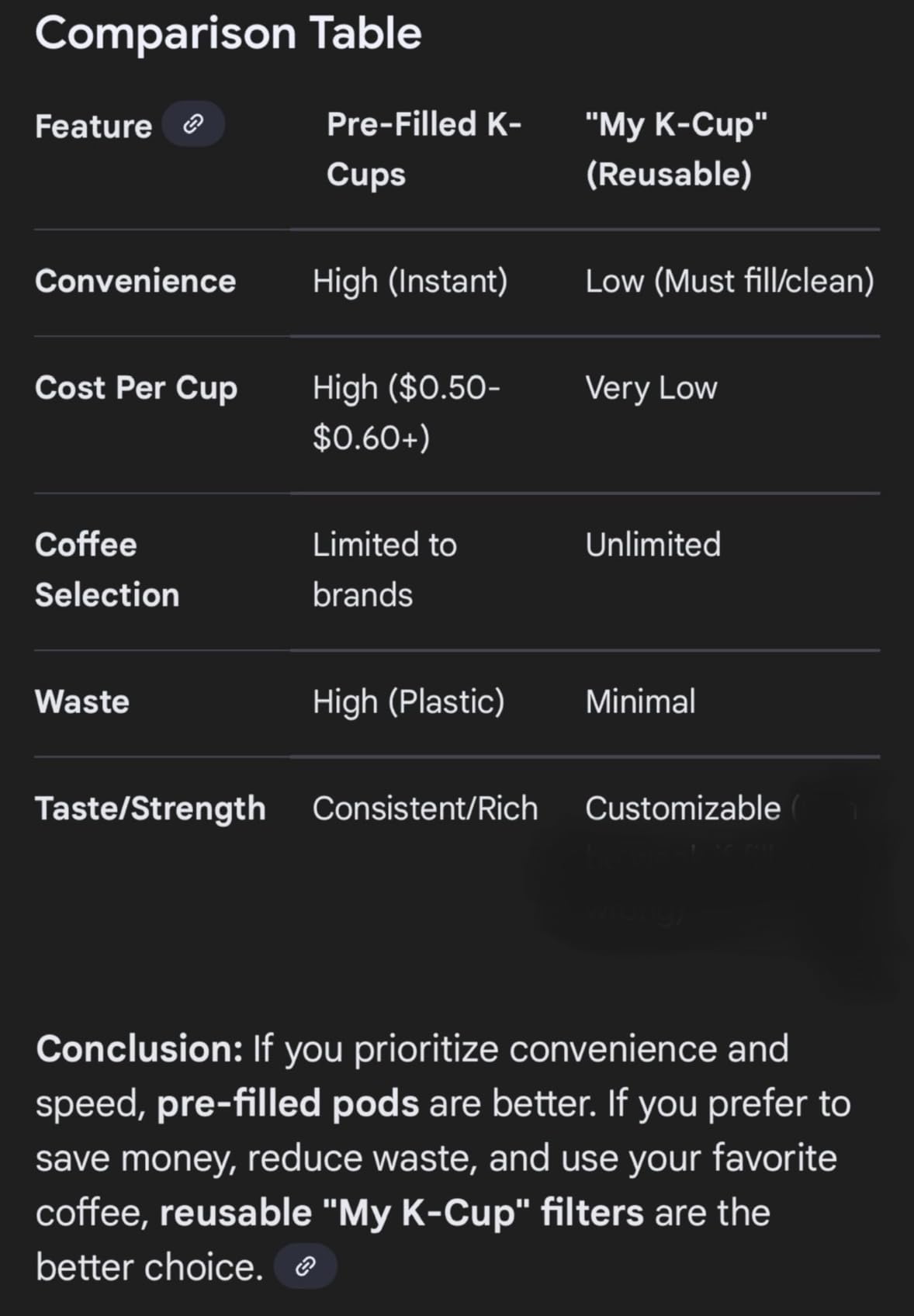 K-Express Single Serve K-Cup Pod Coffee Maker, 3 Brew Sizes, Strong Button Feature, 42oz Removable Reservoir, Black customer photo 1