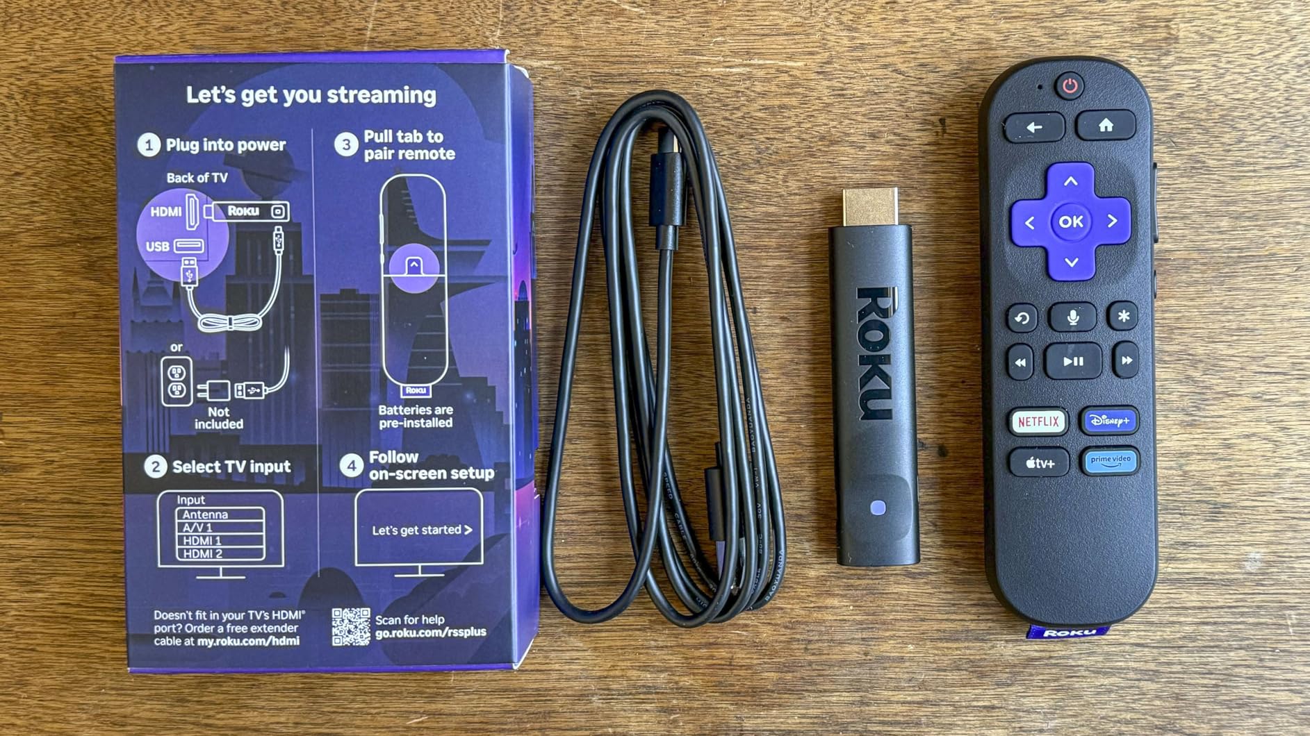 Streaming Stick 4K - HDR & Dolby Vision Roku Streaming Device for TV with Voice Remote & Long-Range Wi-Fi - Free & Live TV customer photo 1