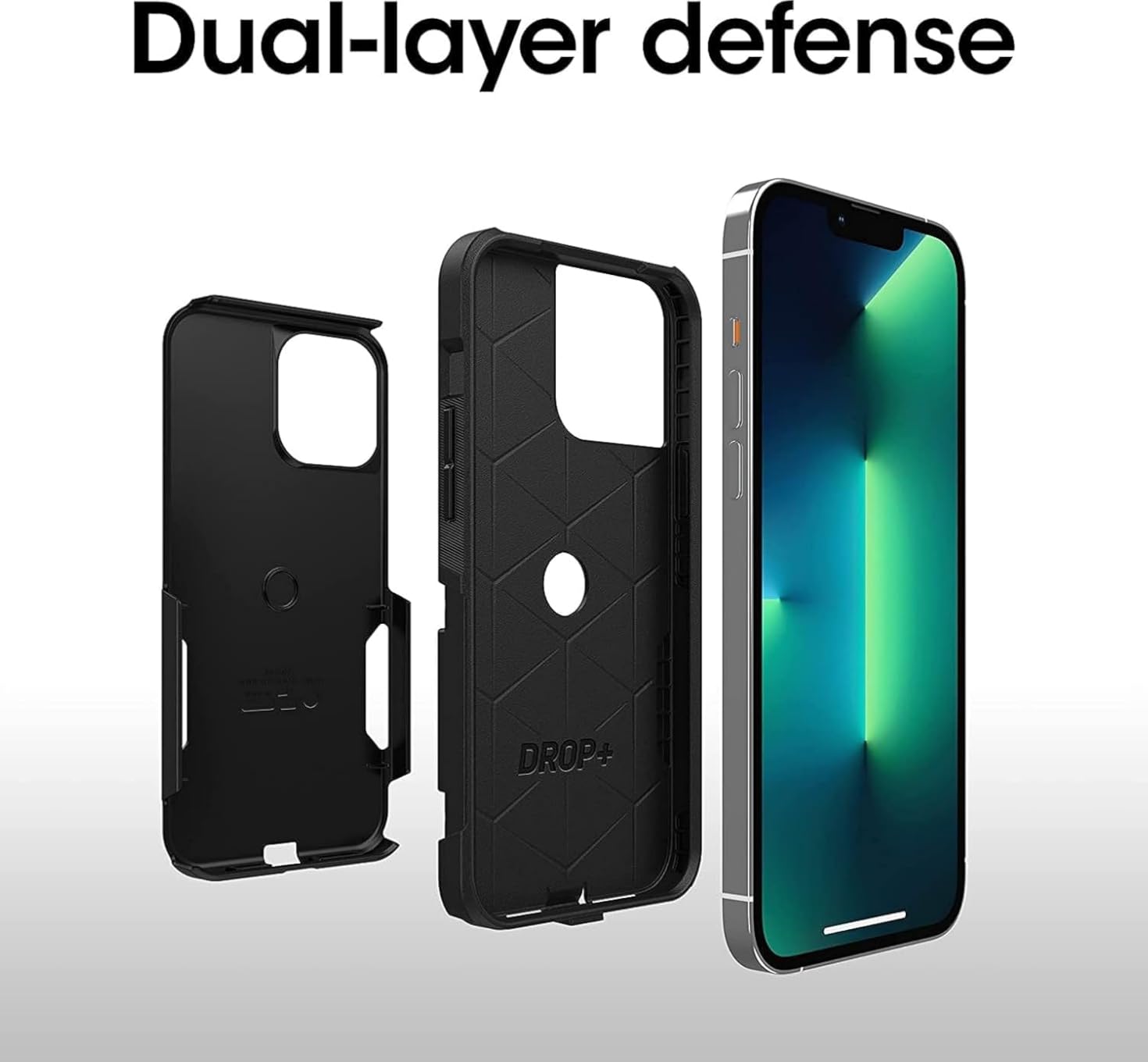 OtterBox iPhone 13 Pro Max & iPhone 12 Pro Max Commuter Series Case - Black, Slim & Tough, Pocket-Friendly, with Port Protection customer photo 2