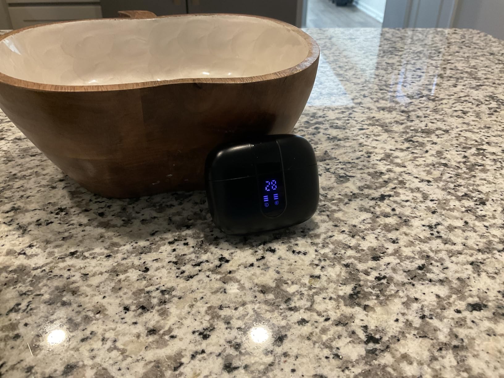 TAGRY Bluetooth Headphones True Wireless Earbuds 60H Playback LED Power Display Earphones with Wireless Charging Case IPX5 Waterproof in-Ear Ear buds with Mic for TV Smart Phone Laptop Computer Sports customer photo 2