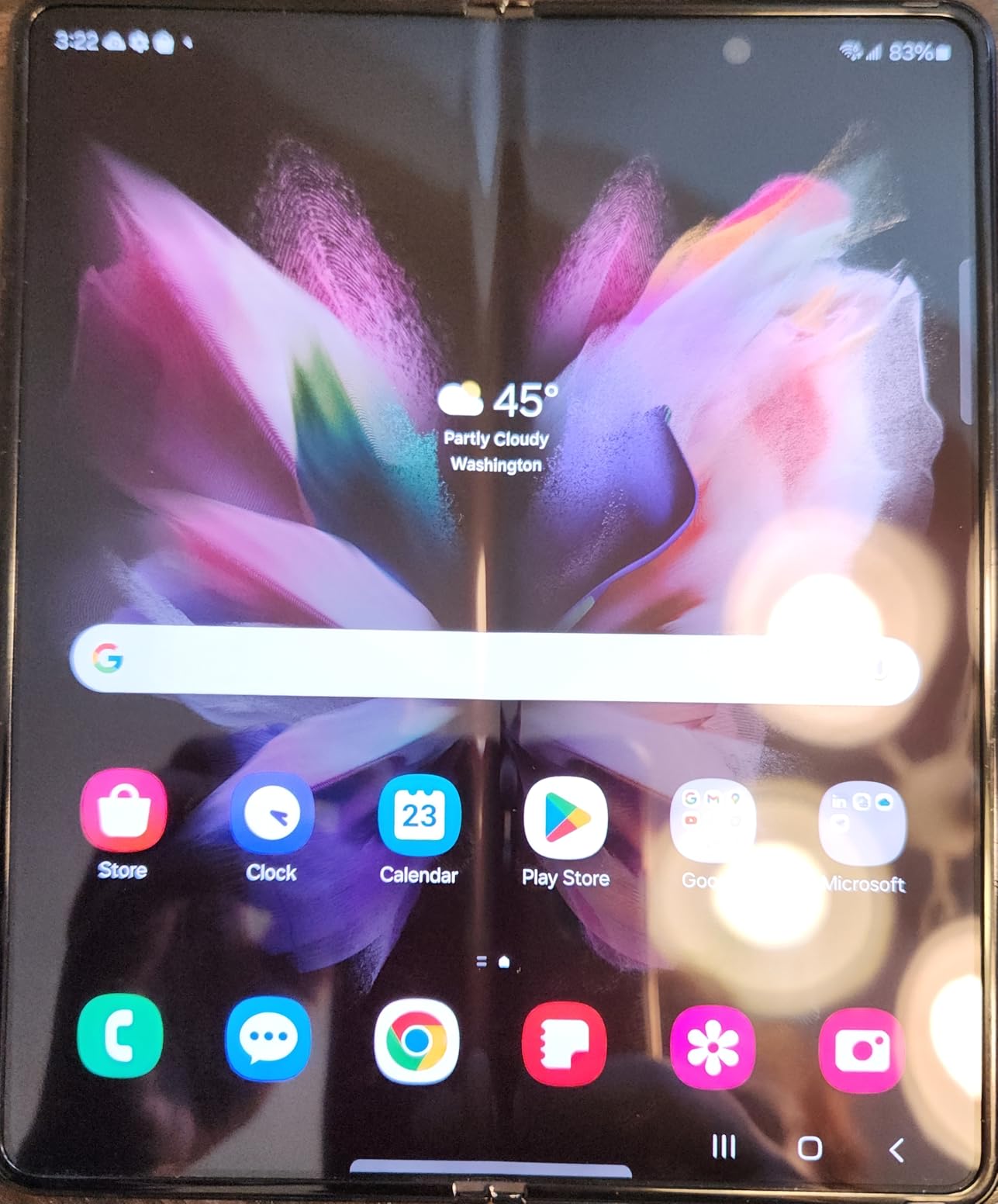 Samsung Galaxy Z Fold 3 5G US Version, 256GB, Phantom Black - Unlocked (Renewed) customer photo 1