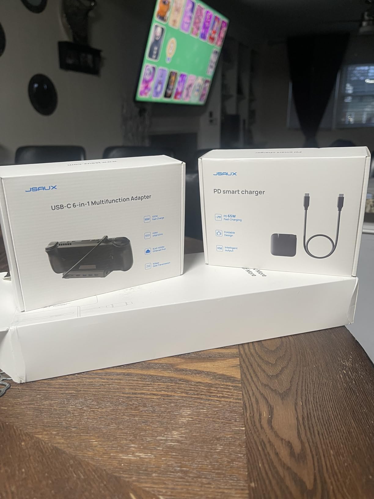 JSAUX Upgraded Docking Station 4K@120Hz for Steam Deck OLED/ROG Ally X/Legion Go (S)/MSi Claw, 6-in-1 Steam Deck Dock with HDMI 2.1, Gigabit Ethernet, 3 USB 3.0, 100W Charge for Steam Deck LCD-HB0603 customer photo 2