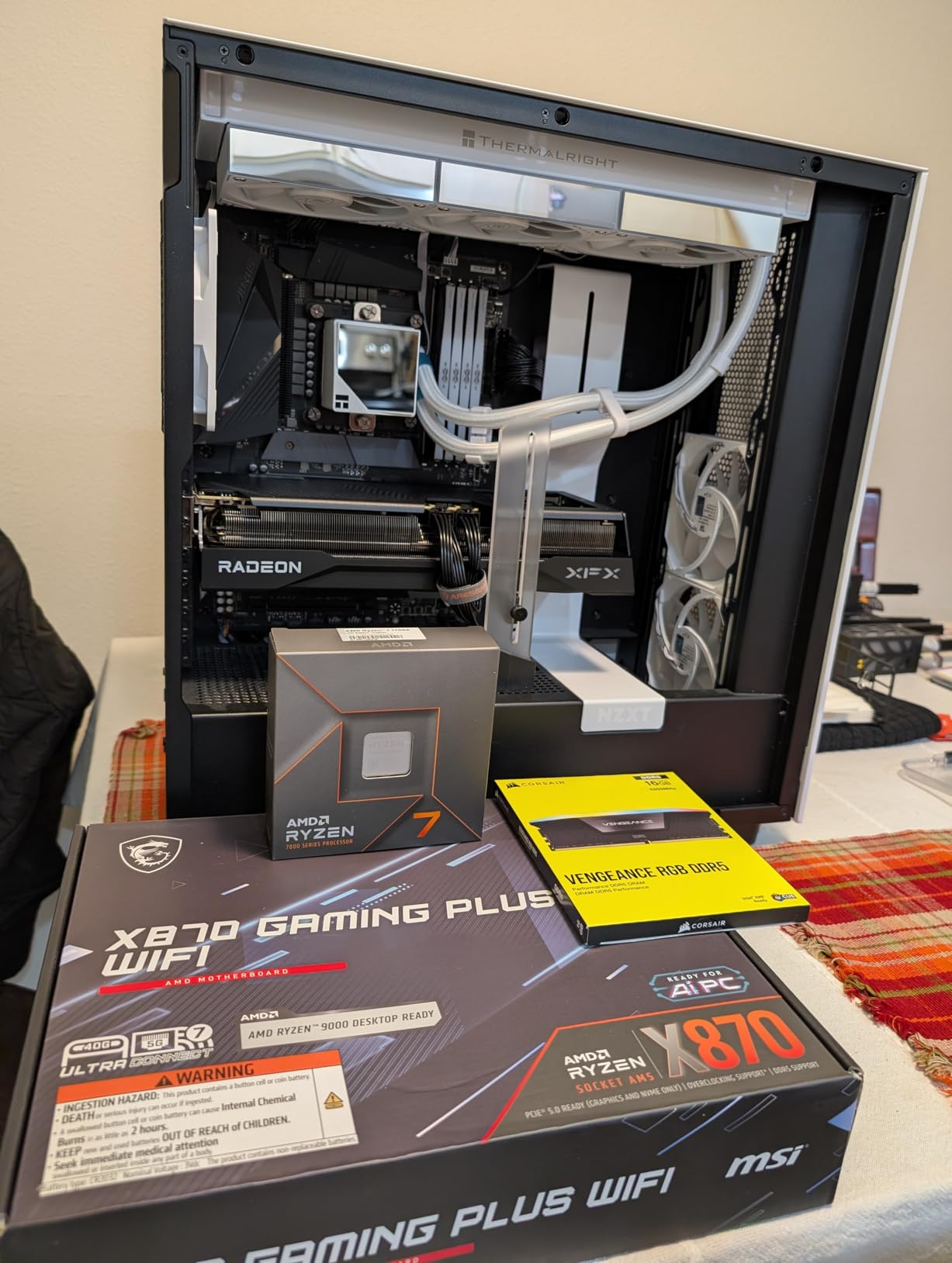 AMD Ryzen 7 7700X 8-Core, 16-Thread Unlocked Desktop Processor customer photo 2