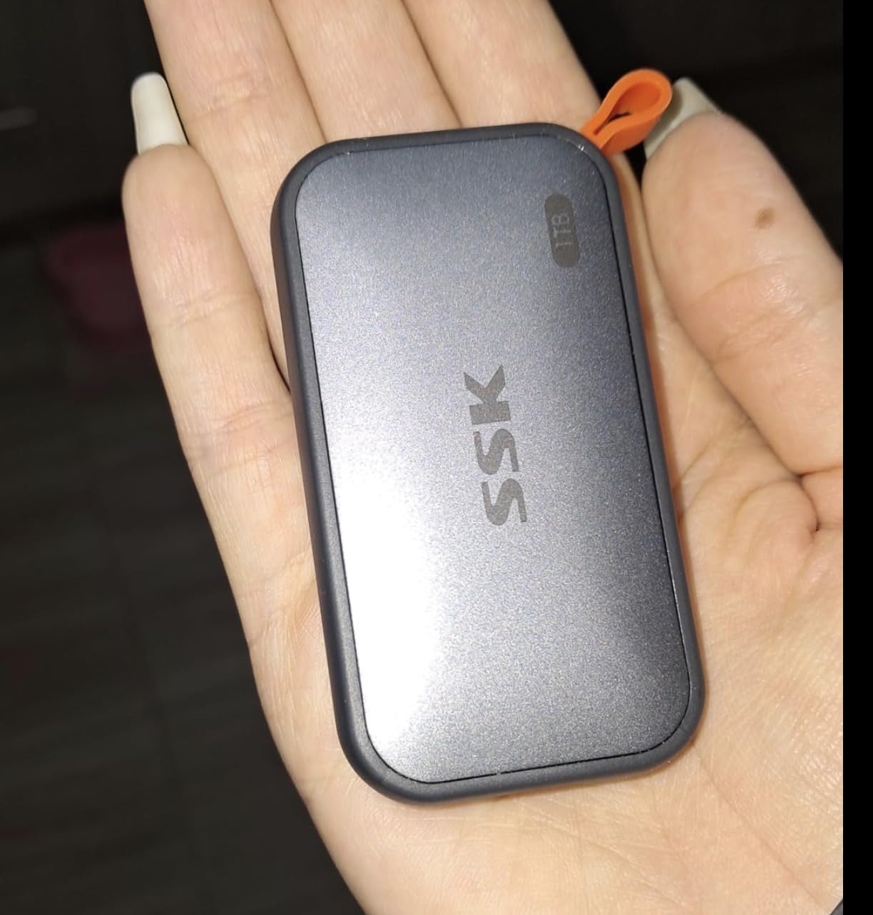 SSK Portable SSD 500GB External Solid State Drives, up to 1050MB/s USB C SSD External Hard Drive USB 3.2 Gen2 for iPhone 15/Pro, Windows, Mac, Android Phones and Tablets customer photo 1