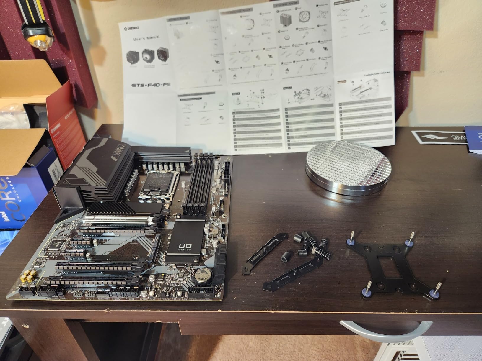 GIGABYTE Z790 UD AC LGA 1700 ATX Motherboard, Support Intel Core 14th/13th/12th Gen, DDR5, 16+1+1 Power Phase, 3X M.2, PCIe 5.0, USB-C 3.2, Dual Band WiFi, 2.5GbE, EZ-Latch, Q-Flash, RGB Fusion customer photo 1