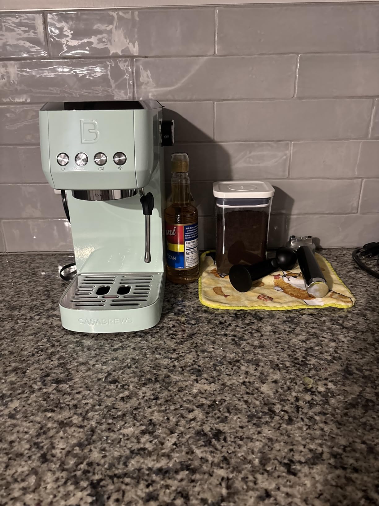 CASABREWS 3700 Essential Espresso Machine 20 Bar, Stainless Steel Cappuccino & Latte Machine with Steam Frother for Home, 43.9oz Water Tank, Coffee Gift for Women & Men, Silver customer photo 2