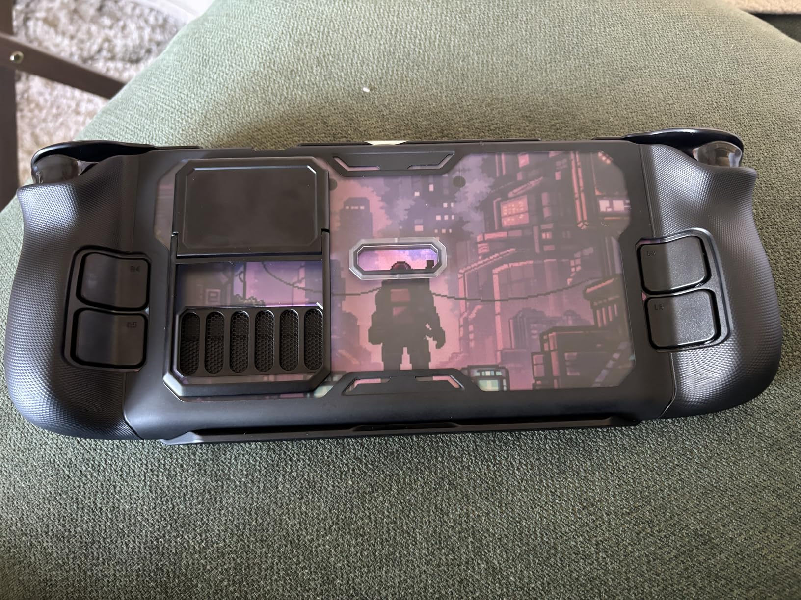 JSAUX PC0104 ModCase Compatible with Steam Deck, Steam Deck Case Comprehensive Protection Include Detachable Front Shell, Body Protective Shell, Metal Bracket and Strap - Basic Set customer photo 2