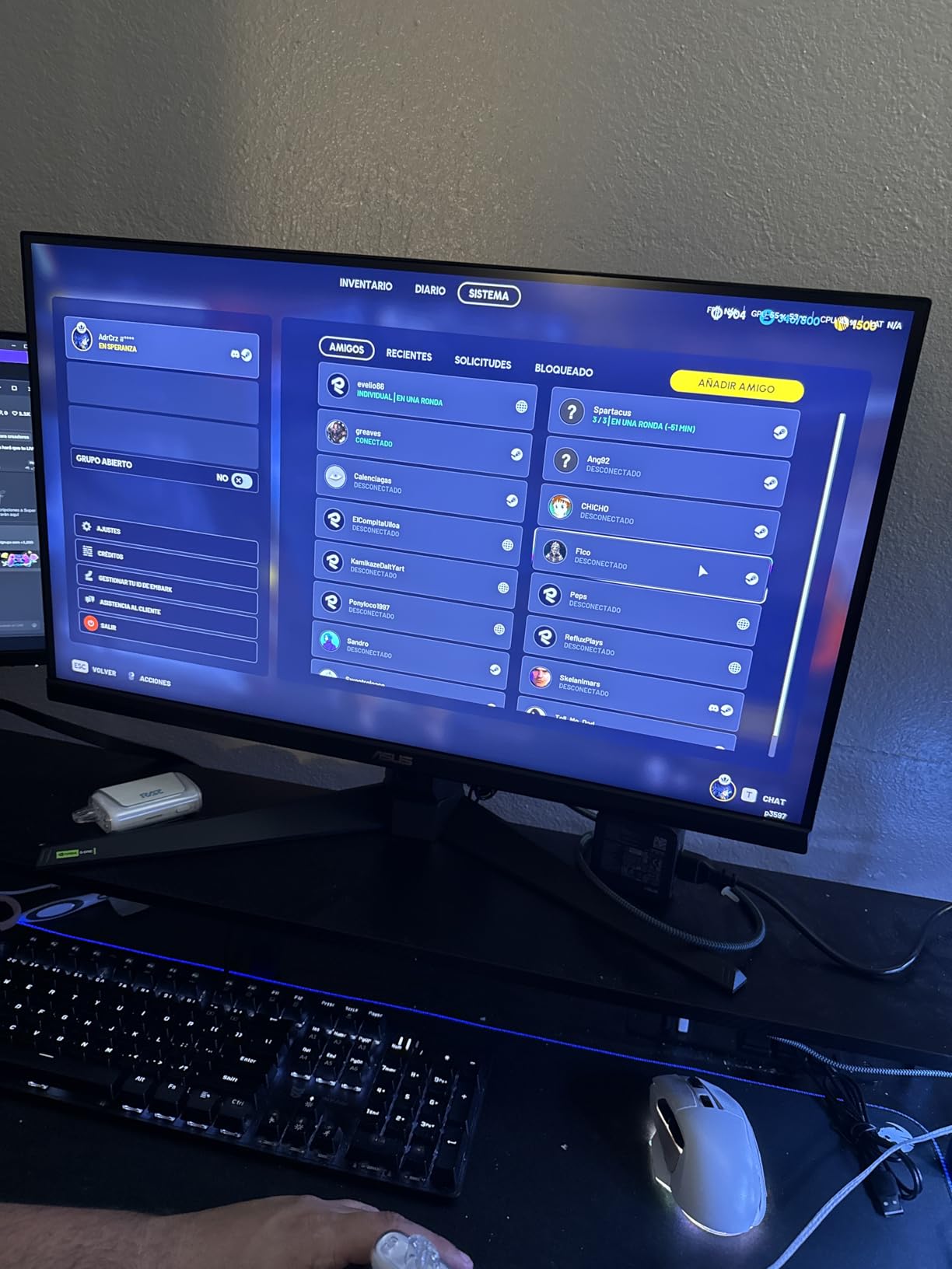 ASUS TUF Gaming 27 1440P HDR Monitor (VG27AQ3A) - QHD (2560 x 1440), 180Hz, 1ms, Fast IPS, 130% sRGB, Extreme Low Motion Blur Sync, Speakers, Freesync Premium, G-SYNC Compatible, HDMI, DisplayPort customer photo 1