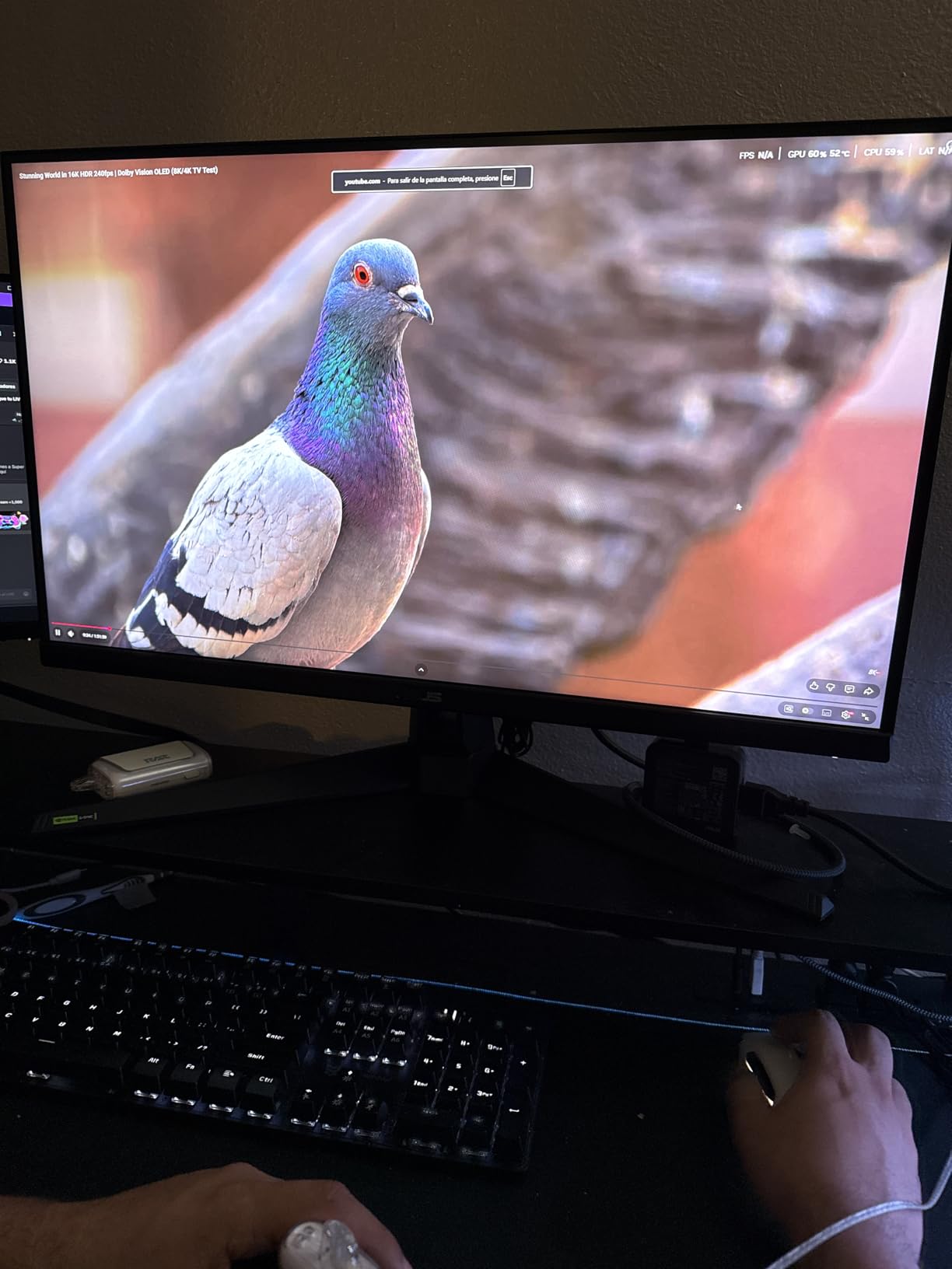 ASUS TUF Gaming 27 1440P HDR Monitor (VG27AQ3A) - QHD (2560 x 1440), 180Hz, 1ms, Fast IPS, 130% sRGB, Extreme Low Motion Blur Sync, Speakers, Freesync Premium, G-SYNC Compatible, HDMI, DisplayPort customer photo 2