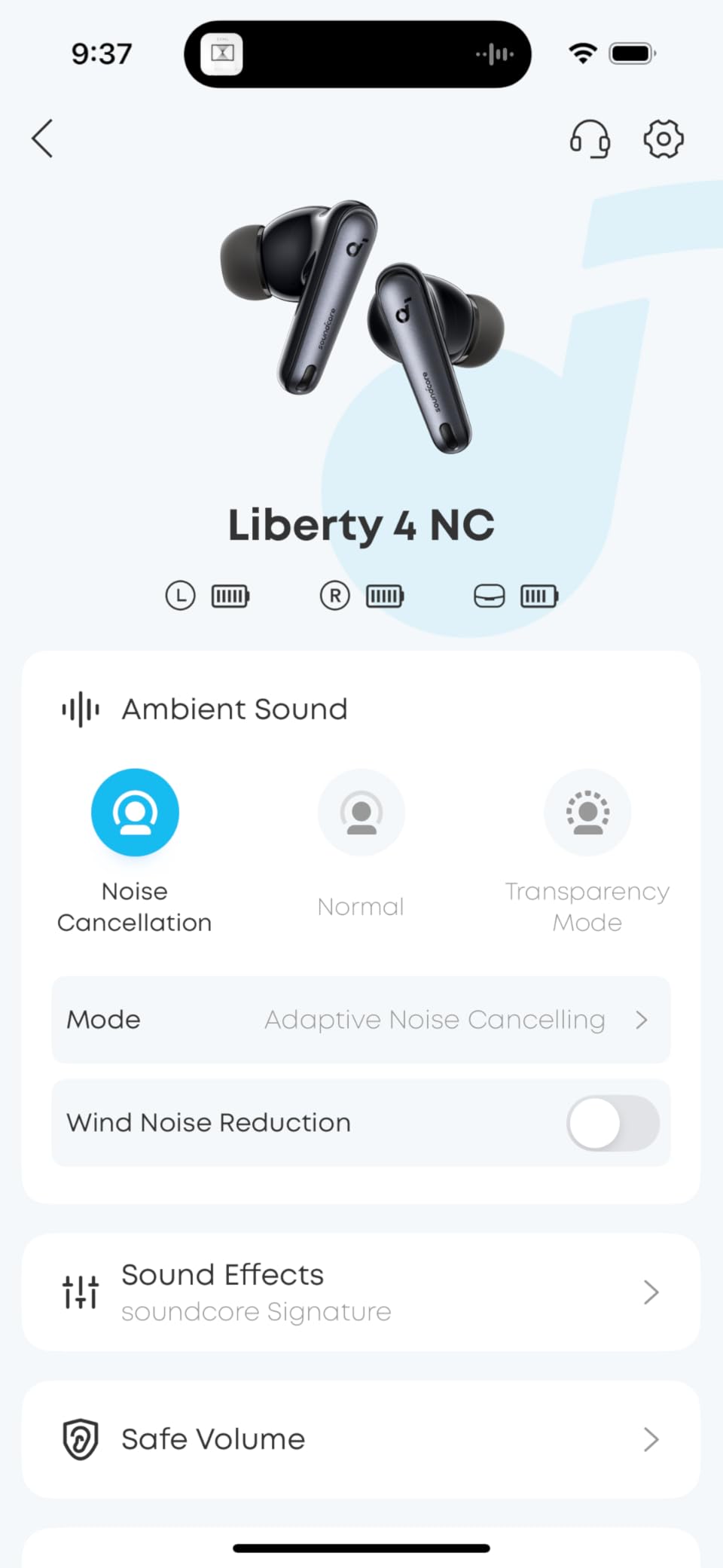 Soundcore by Anker Liberty 4 NC Wireless Earbuds, 98.5% Noise Reduction, Adaptive Noise Cancelling to Ears and Environment, Hi-Res Sound, 50H Battery, Wireless Charging customer photo 1