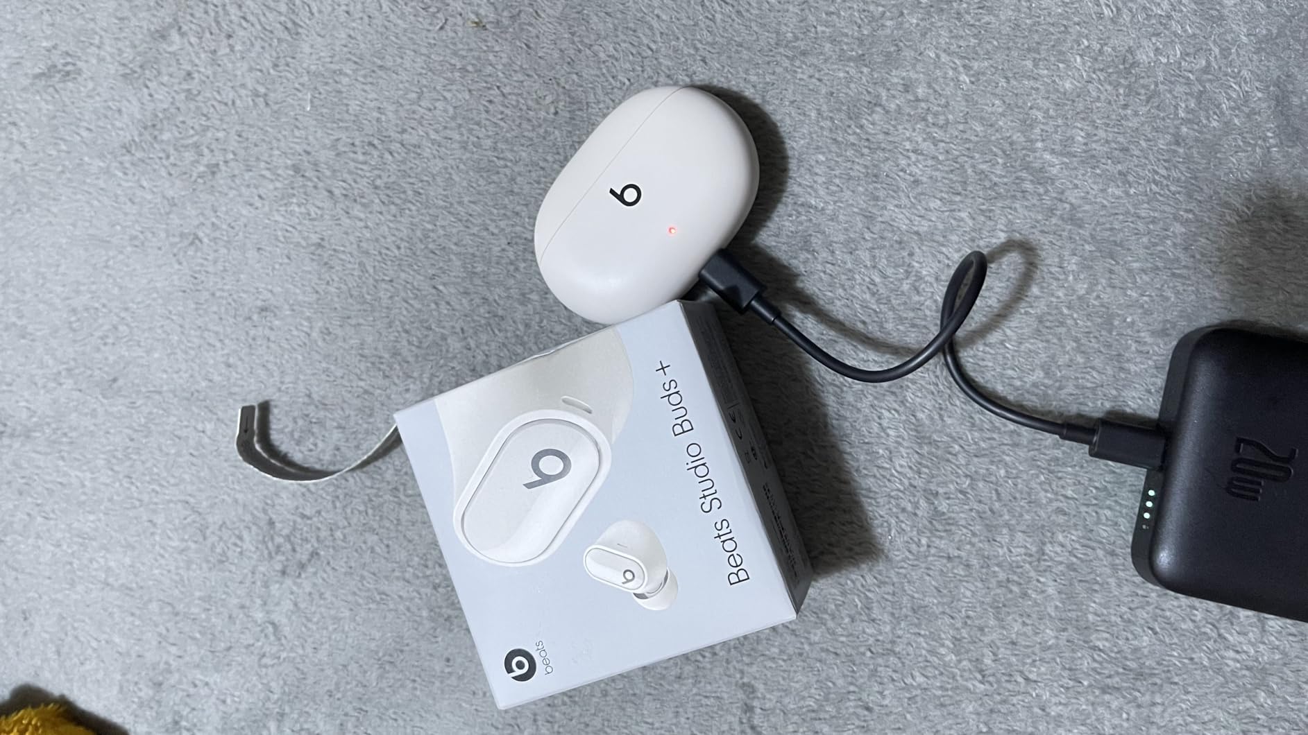 Studio Buds + | True Wireless Noise Cancelling Earbuds, Enhanced Apple & Android Compatibility, Built-in Microphone, Sweat Resistant Bluetooth Headphones, Spatial Audio - Black/Gold customer photo 2