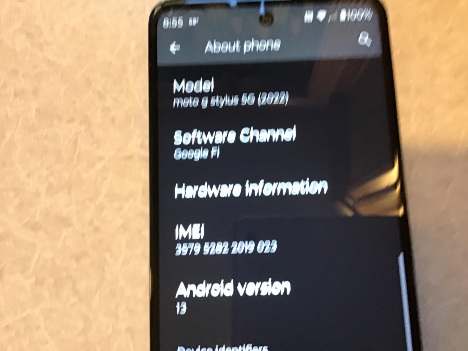 Motorola Moto G Stylus | 2022 | 2-Day Battery | Unlocked | Made for US 4/128GB | 50MP Camera | Twilight Blue customer photo 2