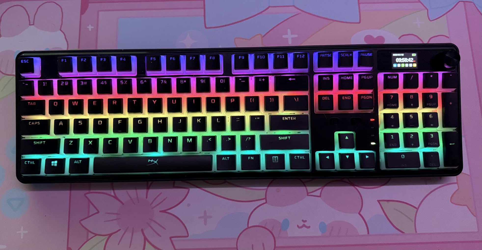 Redragon K668 RGB Gaming Keyboard, 108 Keys Wired Mechanical Keyboard w/Extra 4 Hotkeys, Sound Absorbing Foams, Upgraded Hot-swappable Socket, Mixed Color Keycaps x 2 Sets, Red Switch customer photo 1