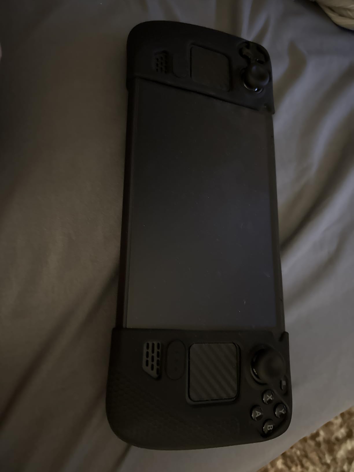 JSAUX Silicone Grip Protection Case Compatible with Steam Deck OLED/LCD, Steam Deck Grip, Steam Deck GripSkin, GripArmor Silicone Sleeve Set (one Left and one Right) - Grey customer photo 2